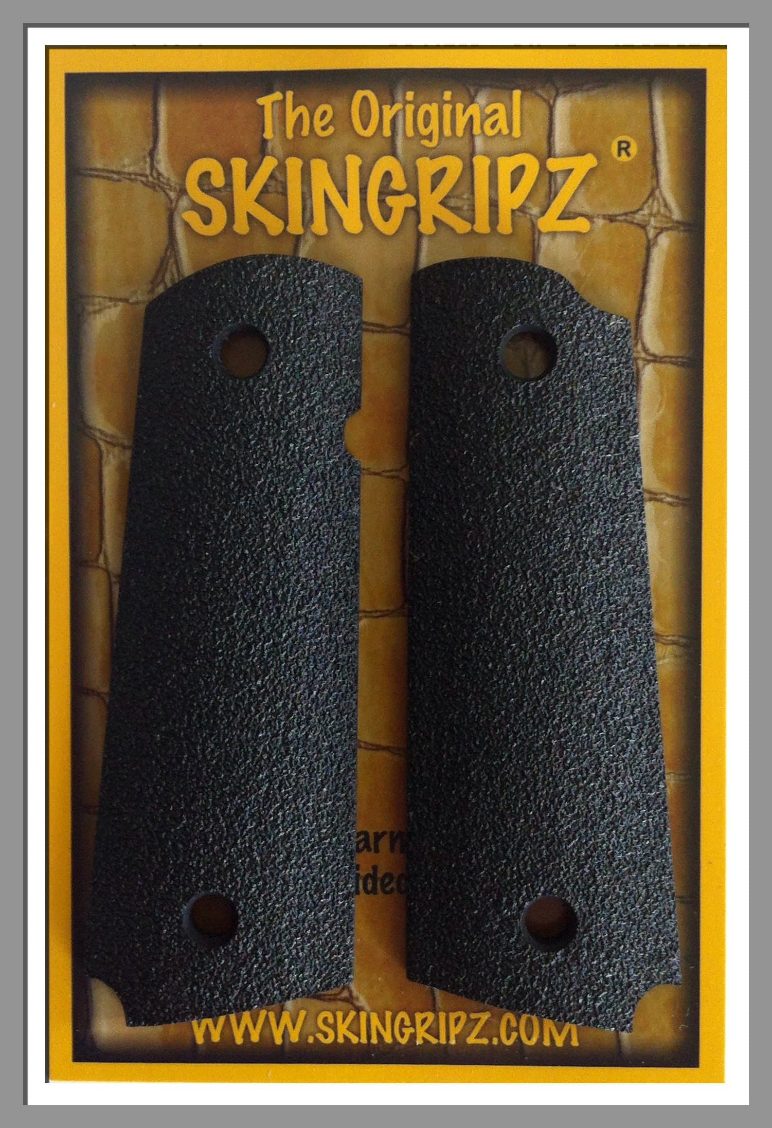 SkinGripz"11-BRAVO" 1911 Grips (Full Size-Black)