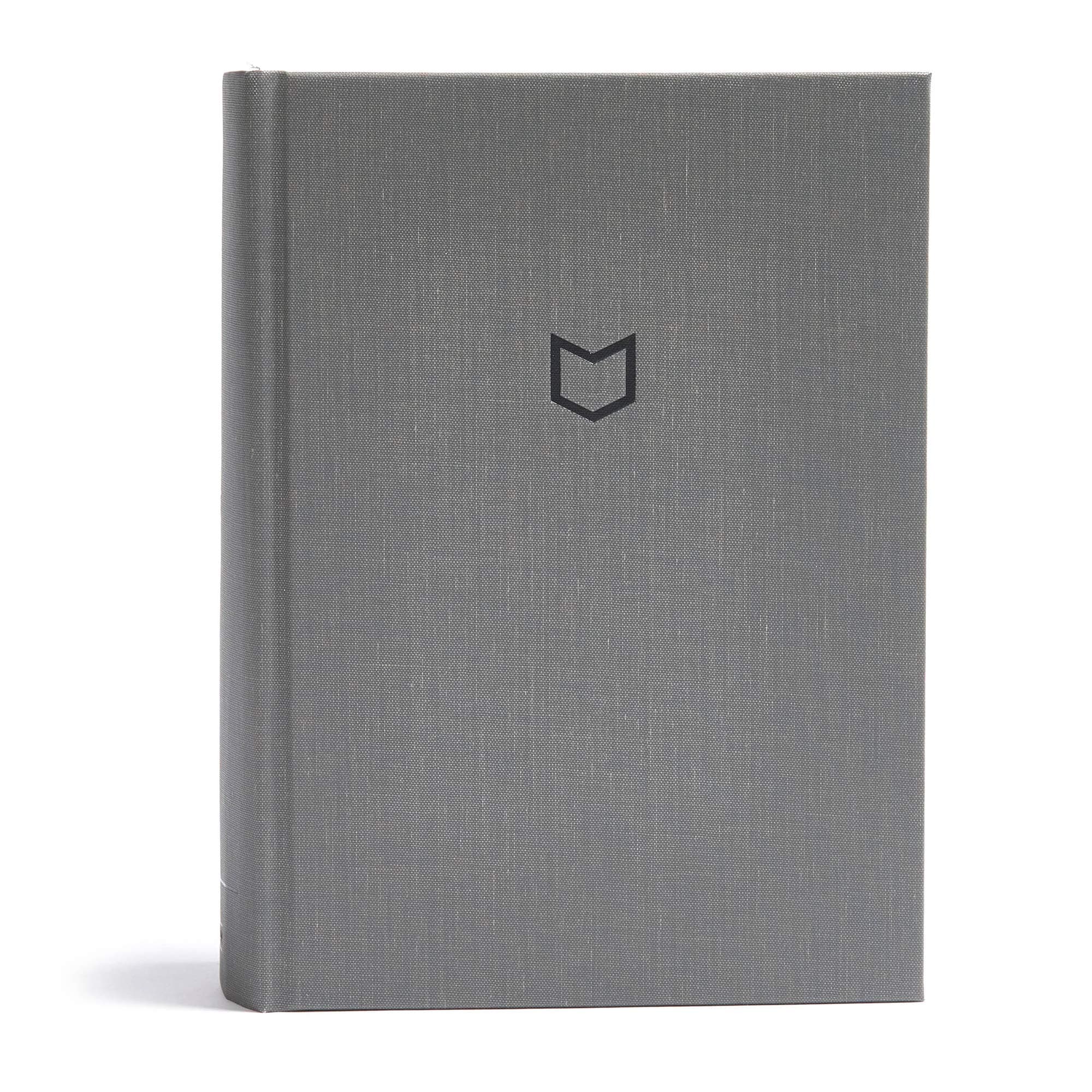 He Reads Truth Bible: Christian Standard Bible, Charcoal, Cloth over Board