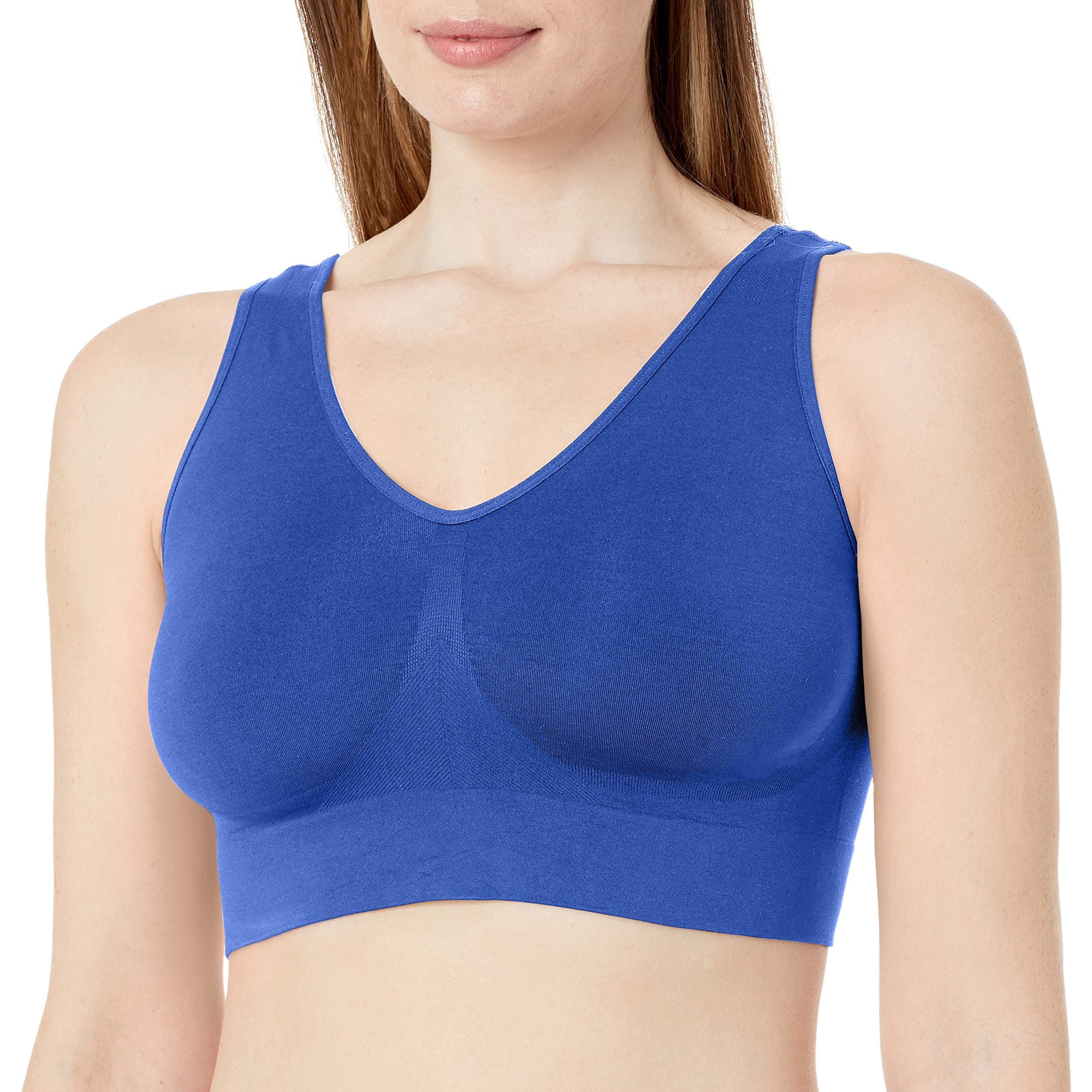 JUST MY SIZEWomen's Pure Comfort Light Support Pullover Wireless T-Shirt Bra (Retired Colors)