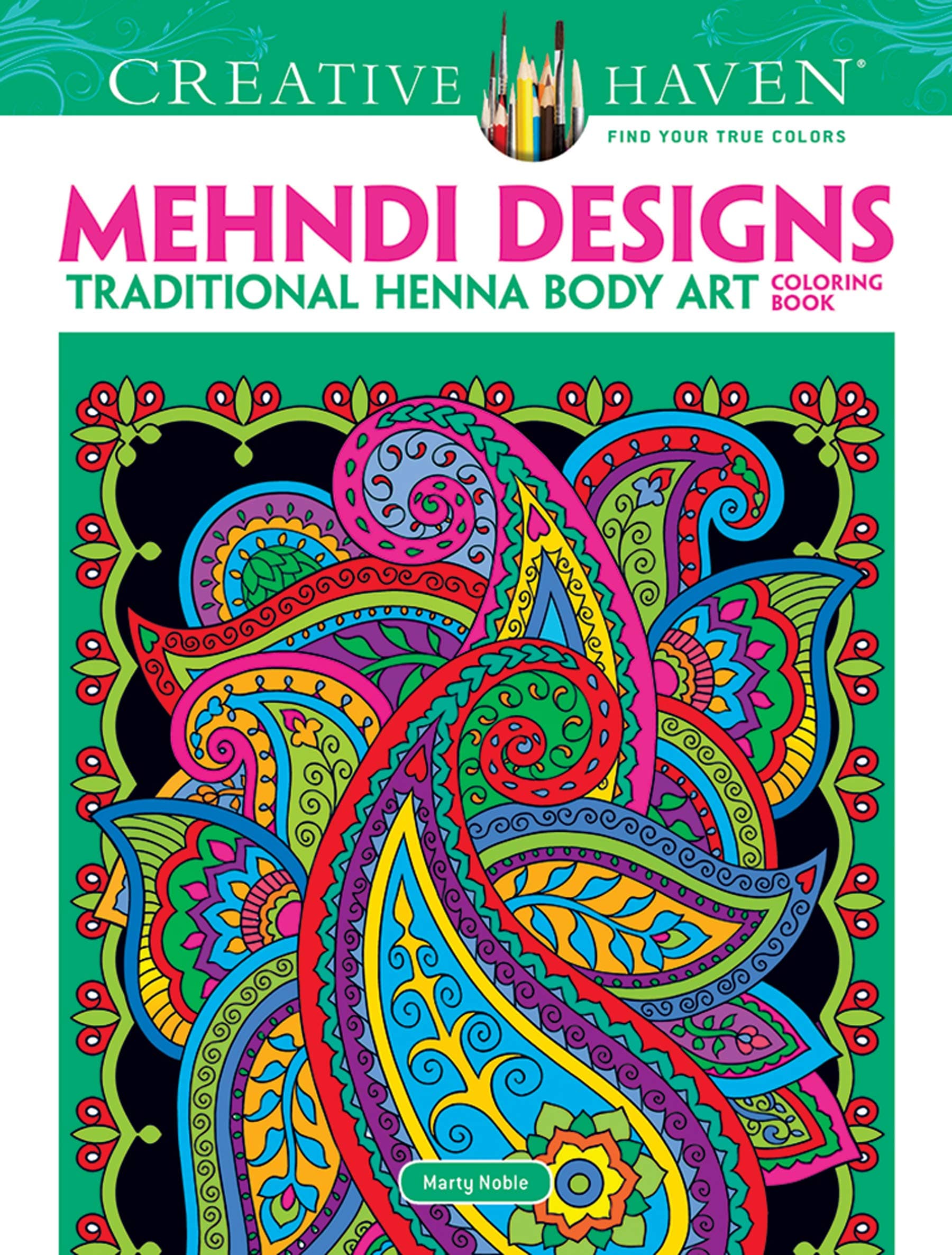 Dover Creative Haven Mehndi Designs Coloring Book