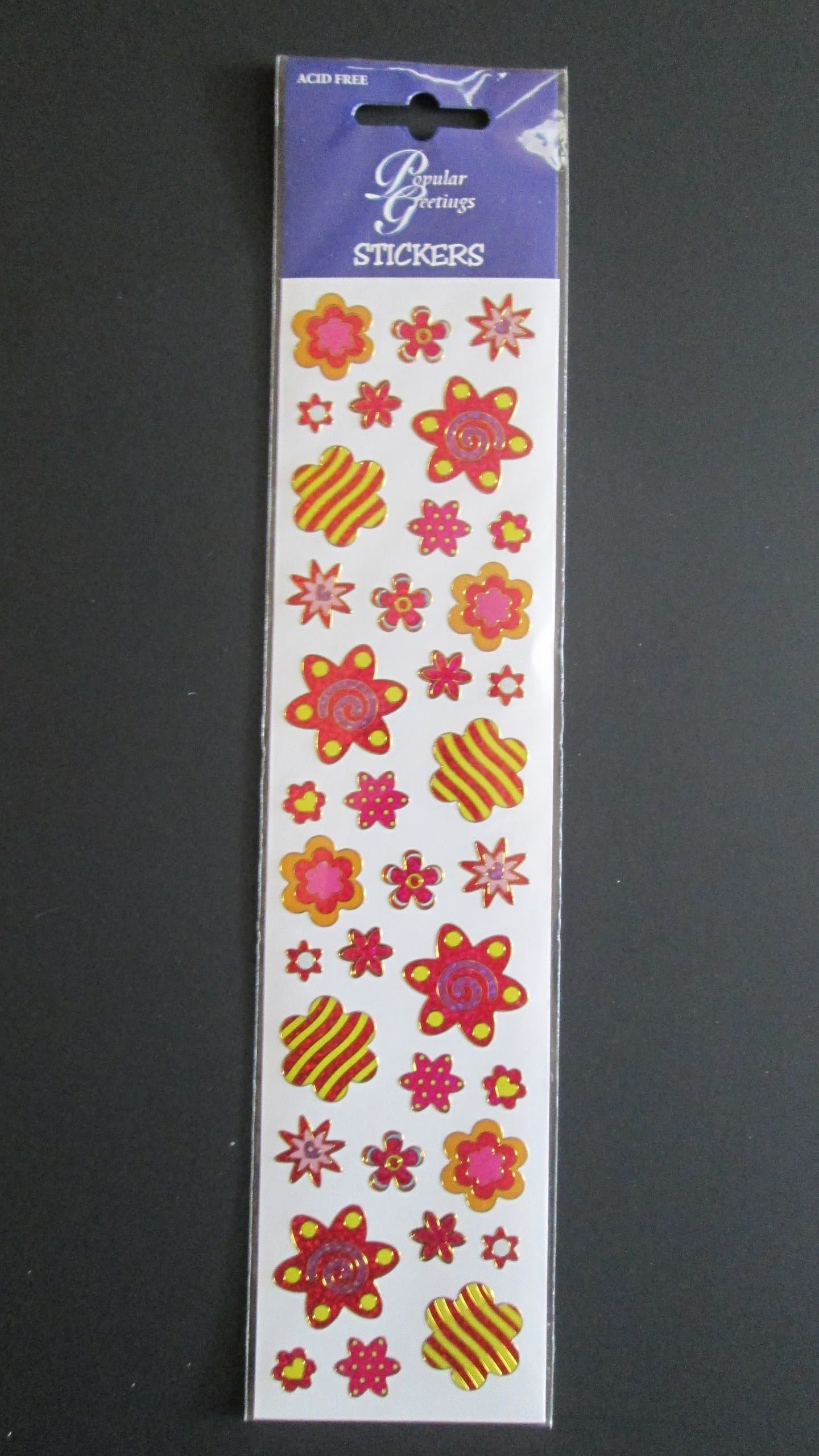 Stickers Asst. #60044 - Flower Shapes