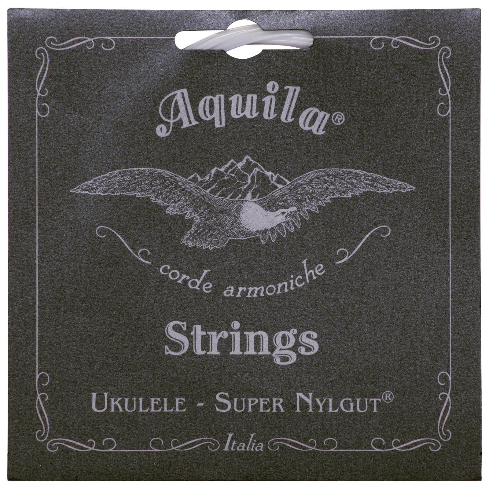 Super Nylgut AQ-103 Concert Ukulele Strings – High G – 1 Set of 4 – Synthetic Gut, Smooth Play, Stable Tuning, Durable & Precise