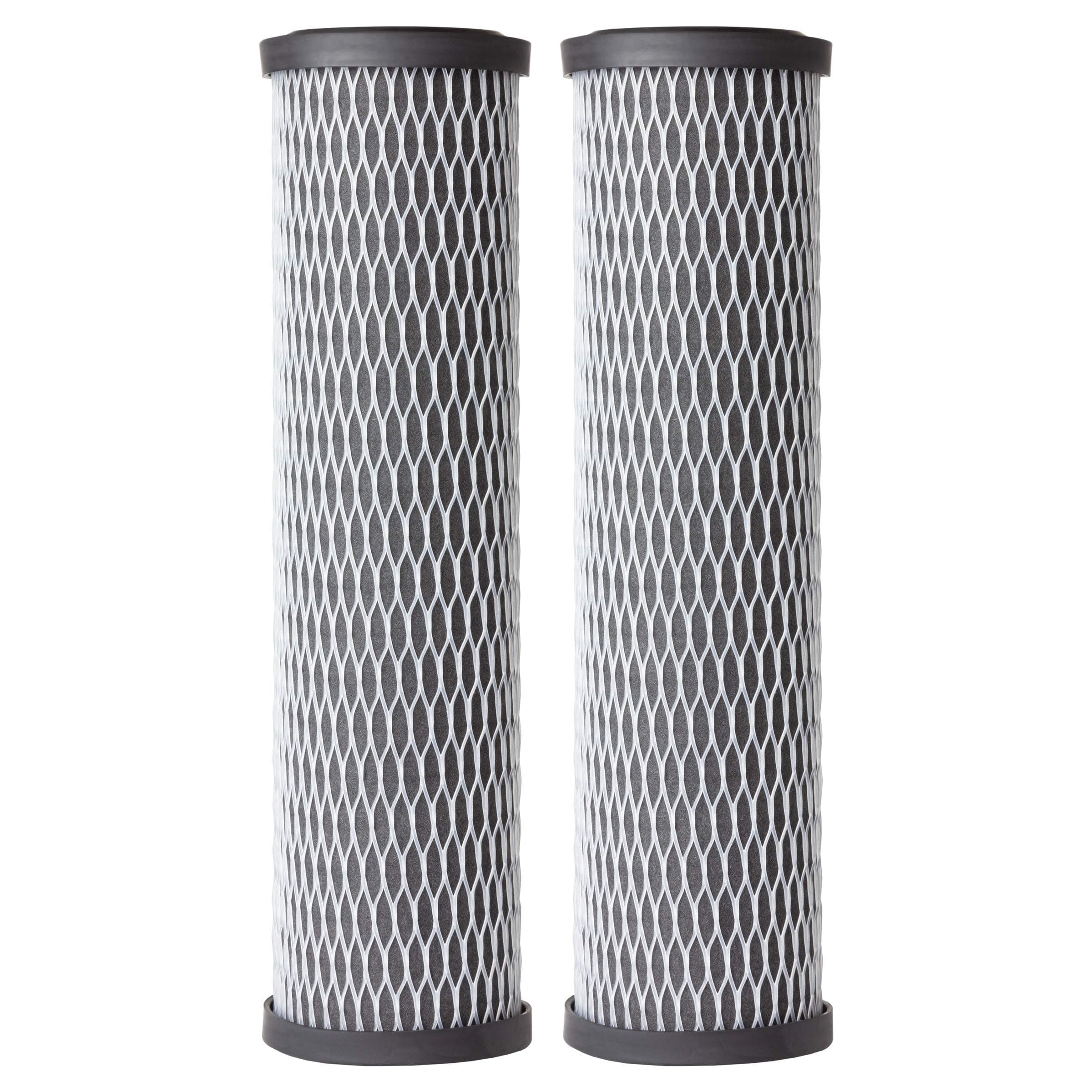 AO-WH-PREL-RCP - 2 Pack Carbon Wrap Water Filter Cartridge Sediment Filter Replacement 2.5 Inch - 5 Micron Filtration