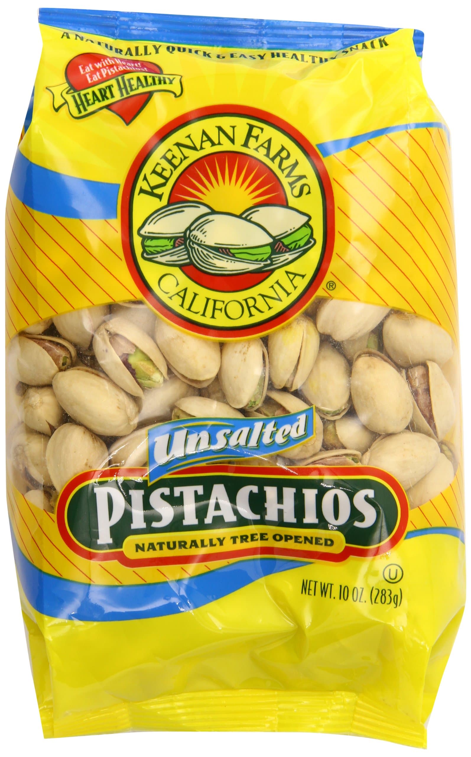 Keenan Farms In-Shell Pistachios Unsalted Bag, 10 Ounce