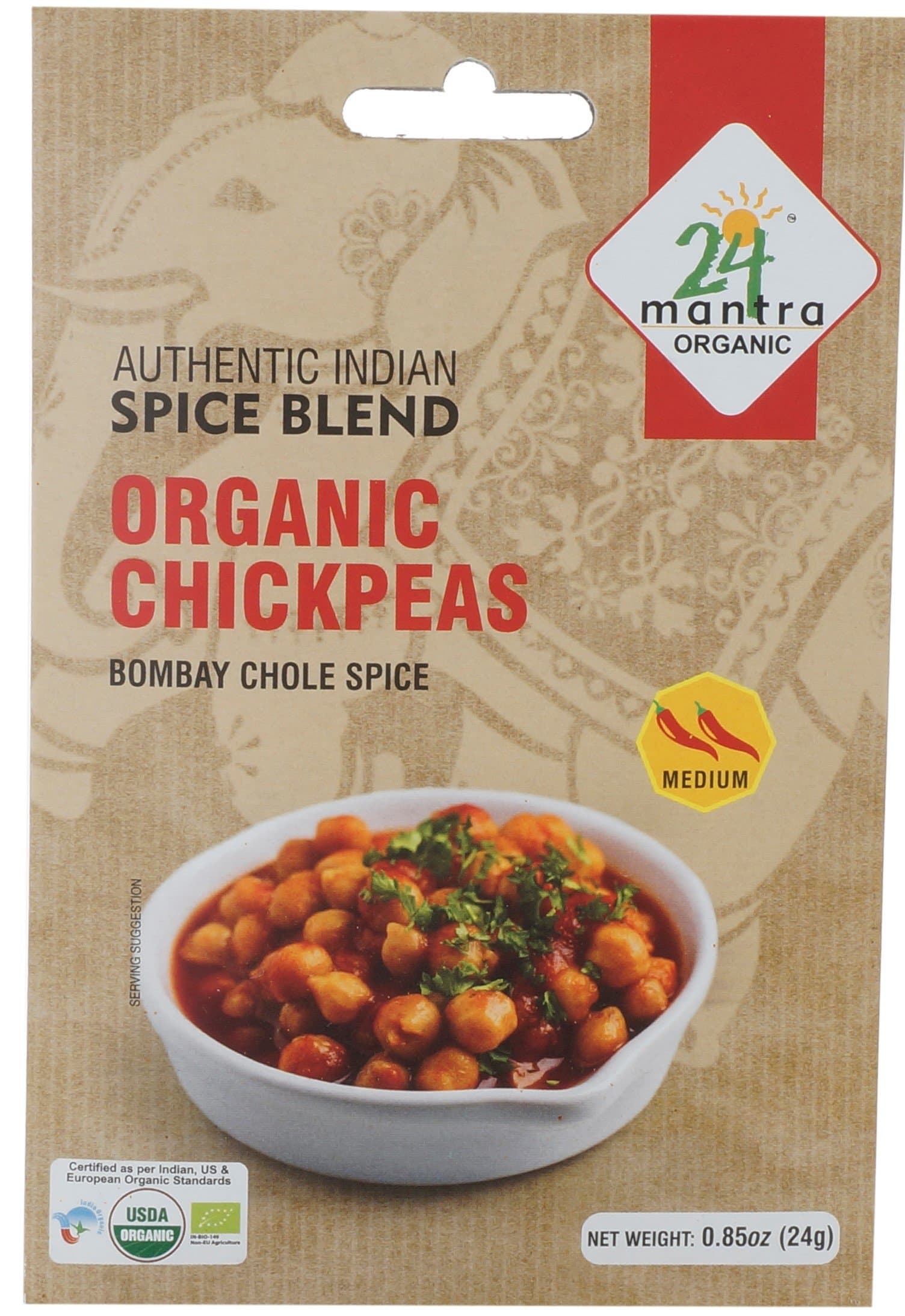24 Mantara 24 Mantra Organic Chickpeas - 24 Gm,, 24g ()