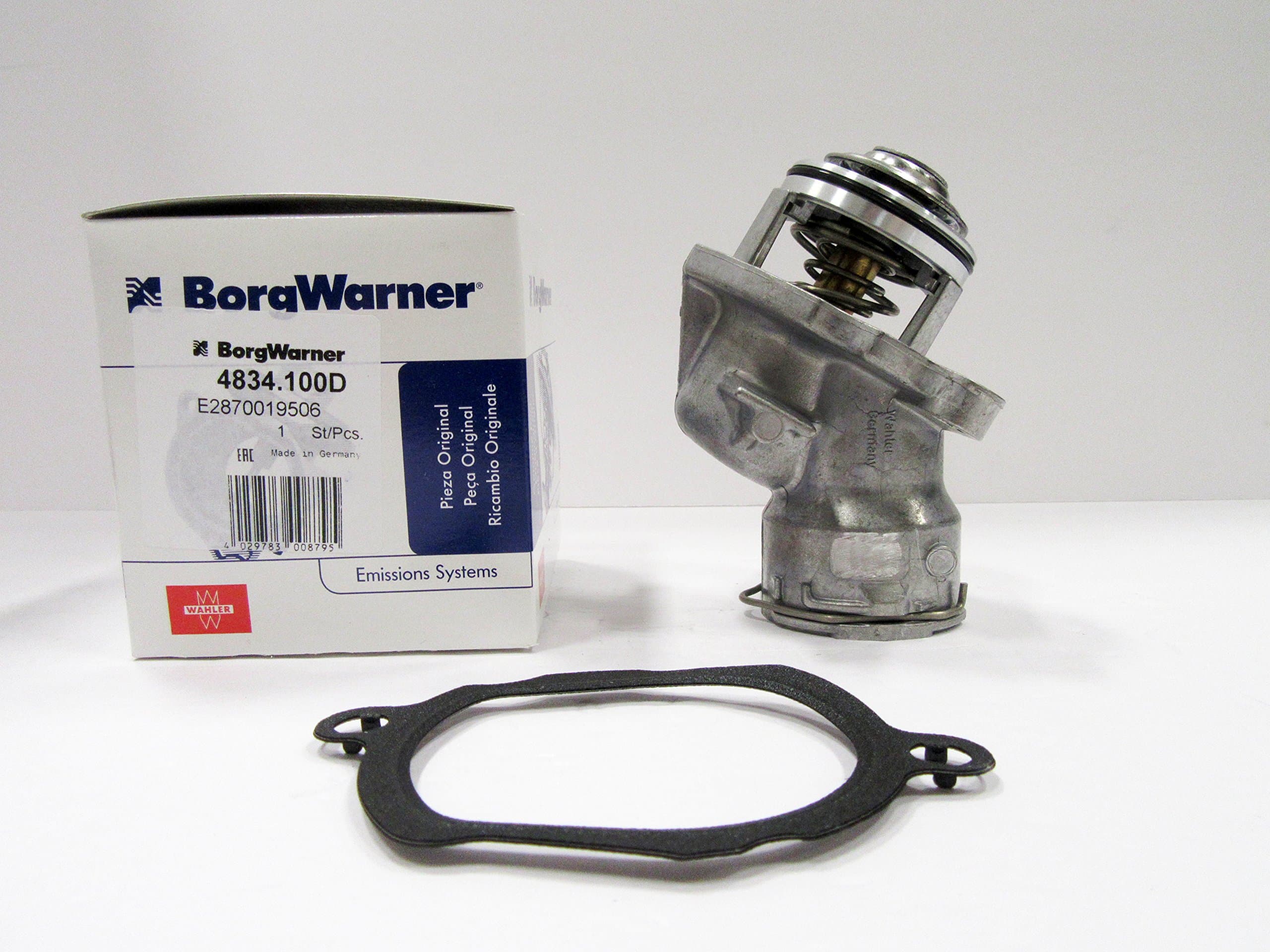 Mercedes Engine Thermostat + Housing + Sensor + Seal Wahler OEM 4834100D / 2722000415 C230 C280 C300 C350 CLK350 E350 GLK350 ML350 R350 SLK280 SLK300 SLK350