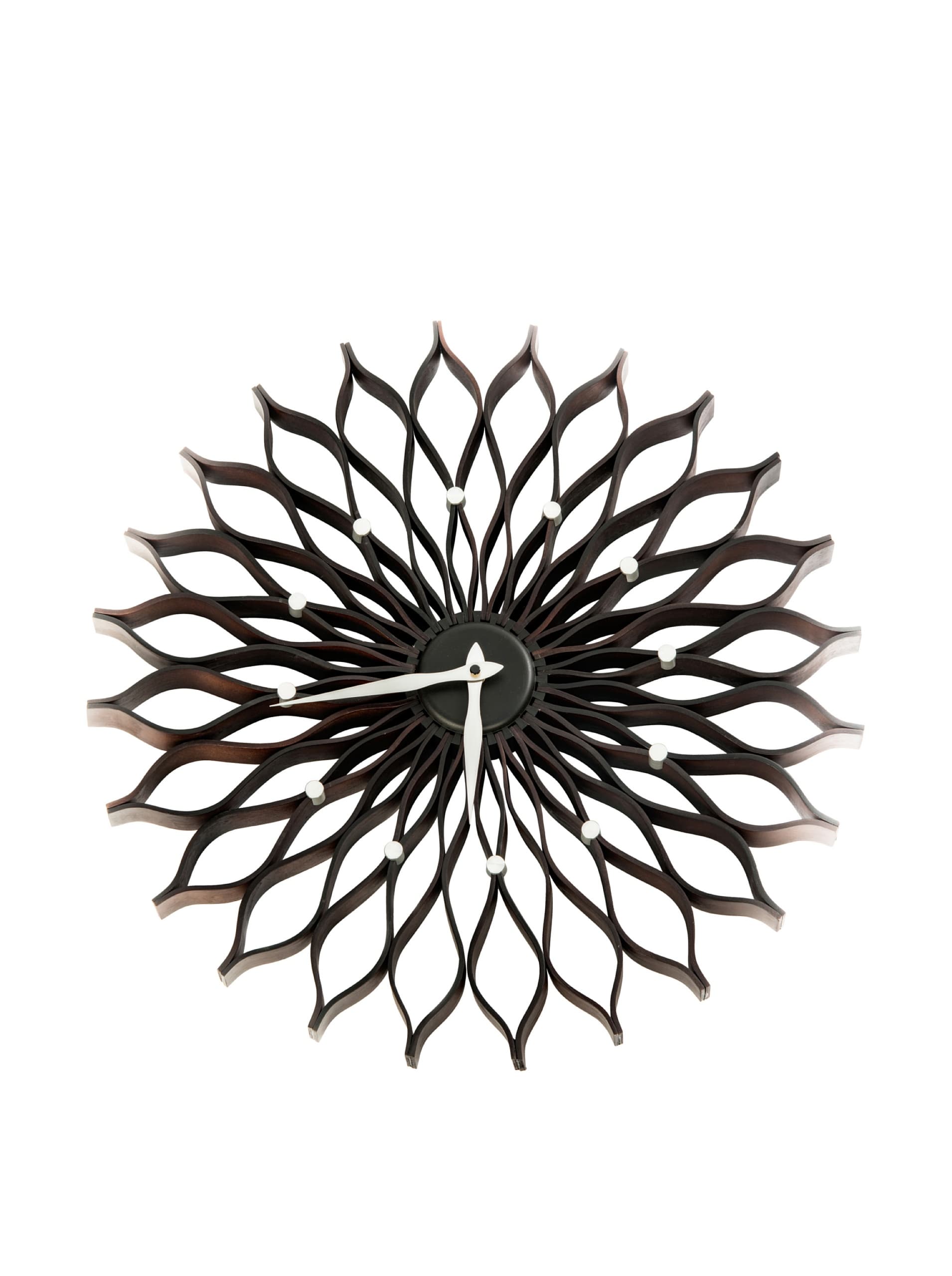 Sunflower Nelson Wall Clock, Espresso
