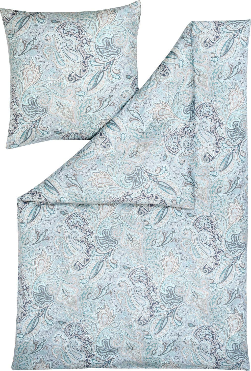 Estella duvet cover set interlock jade size 80x80 cm / 135x200 cm