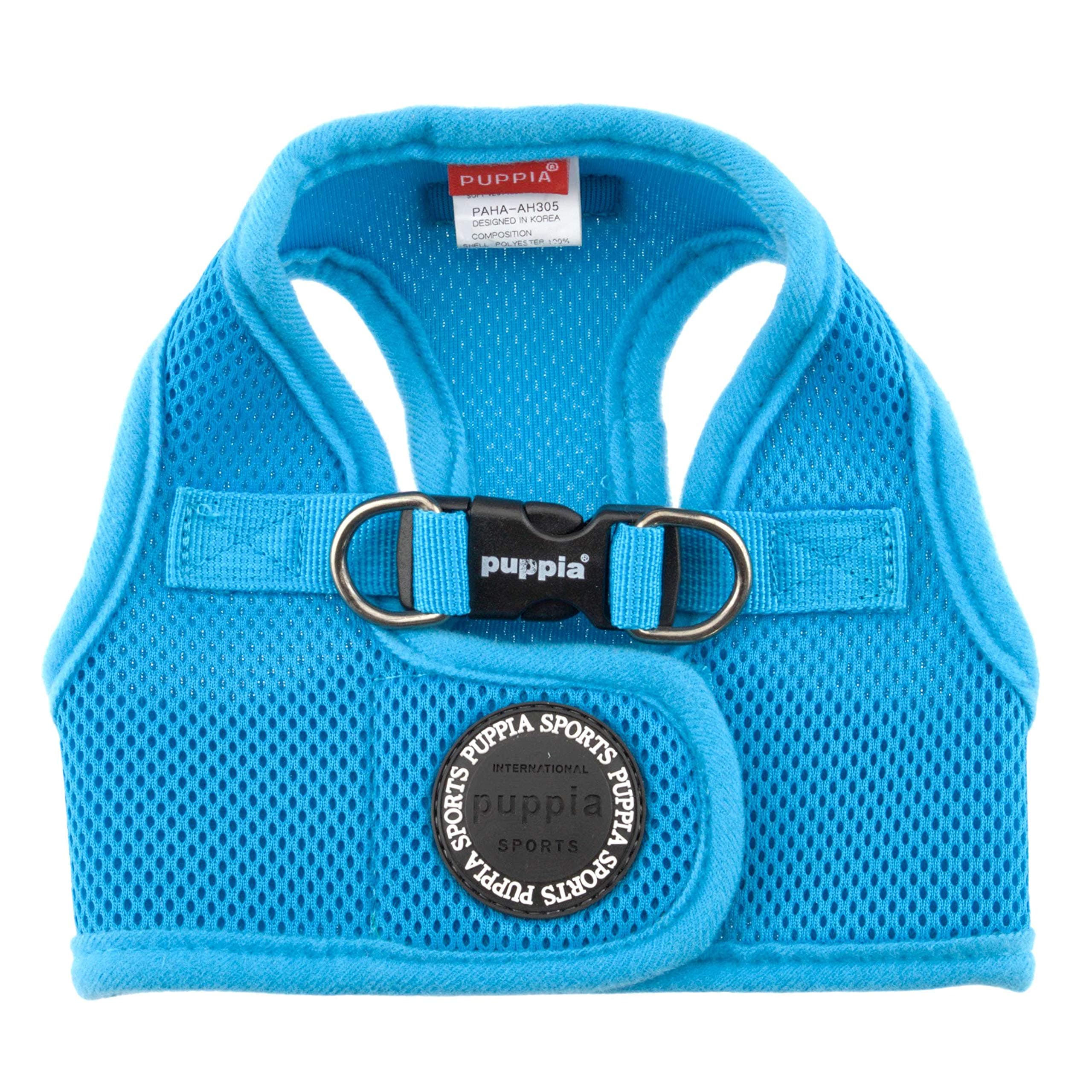 PuppiaInternational Harness Soft B Vest, X-Small, Sky Blue