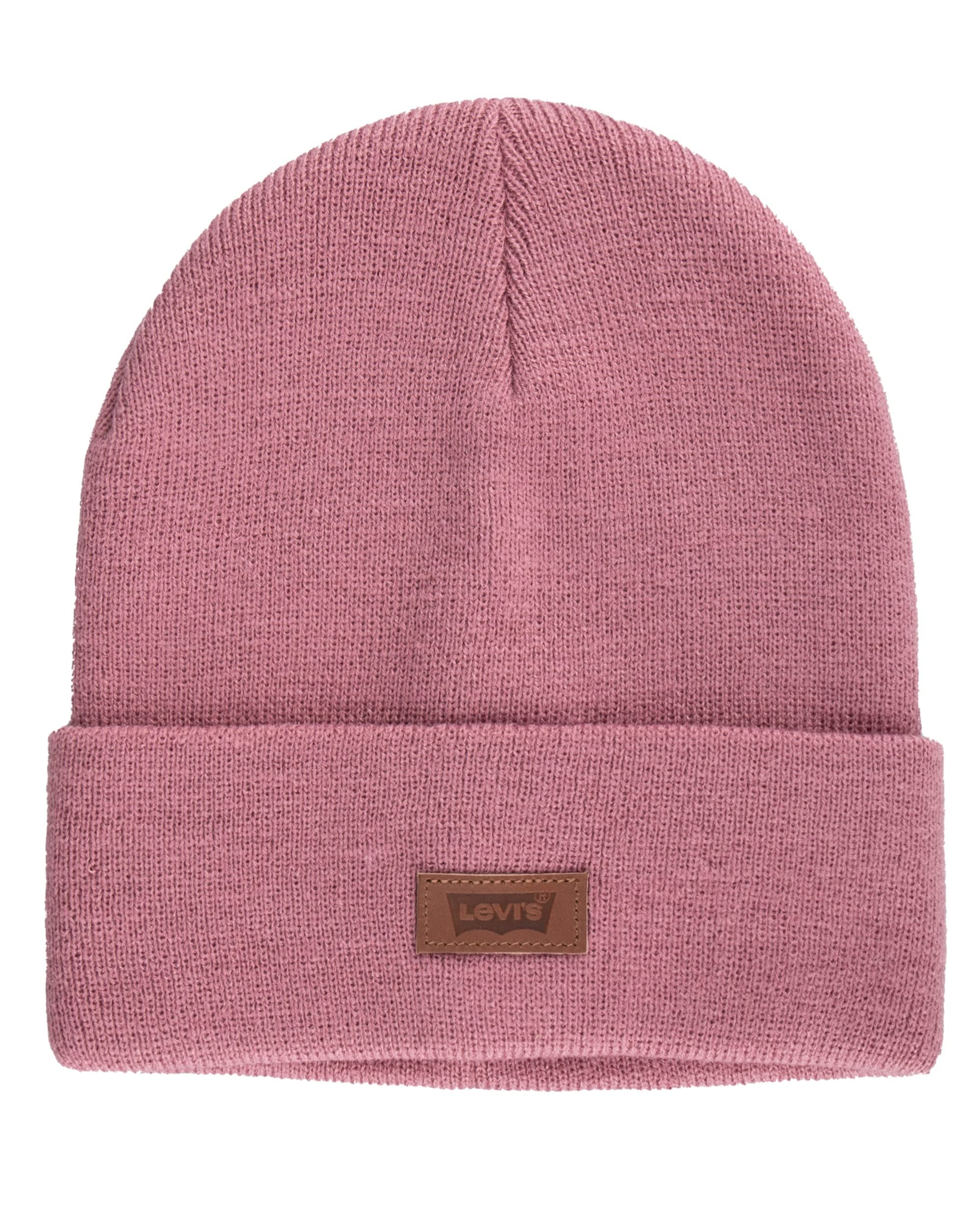 Unisex All Season Comfy Leather Logo Patch Cuffed Hero Beanie Hat Beanie Hat