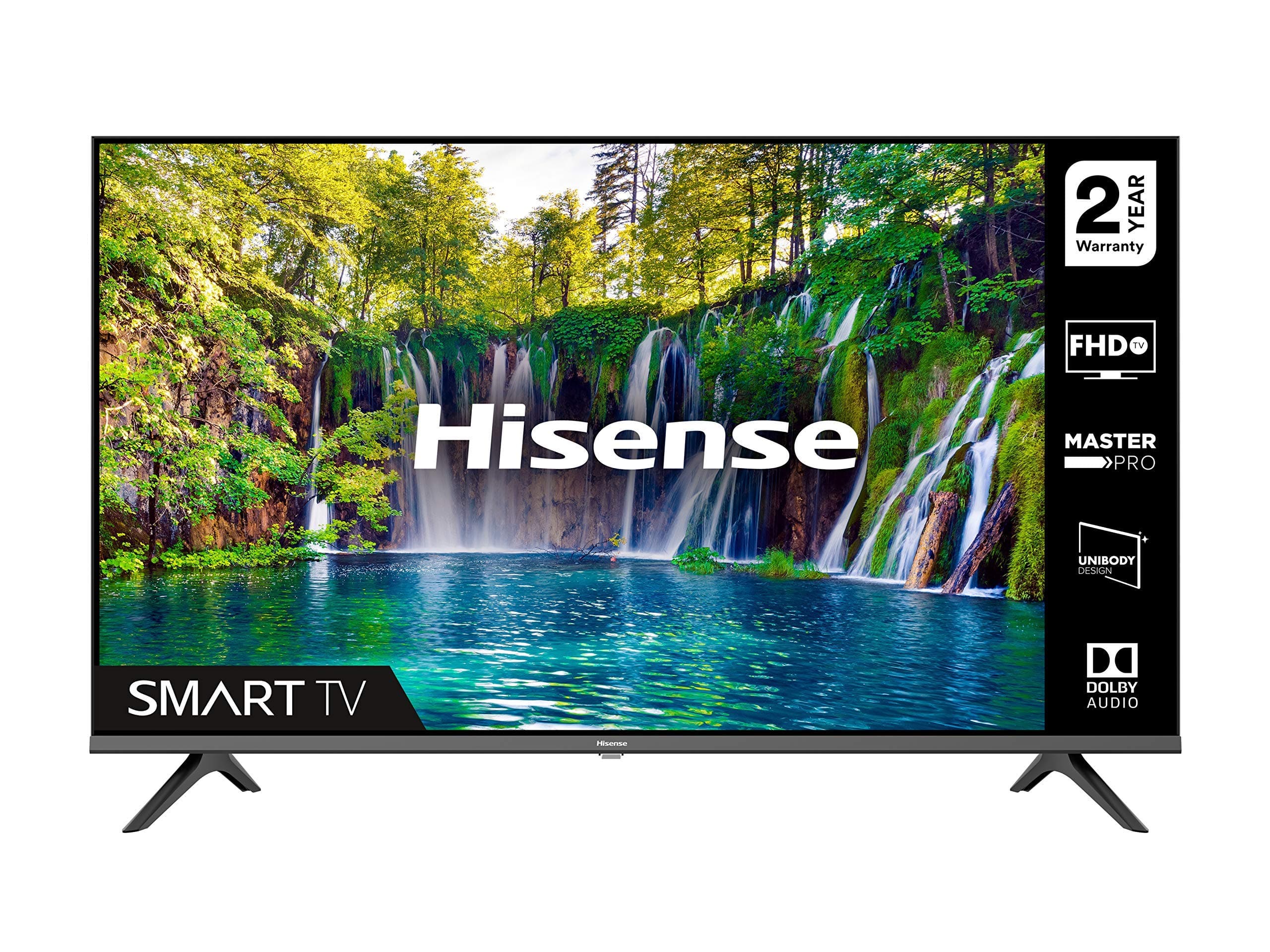 HISENSE 40A5600FTUK 40-inch Full HD 1080P Smart TV with dbx-tv Sound, WiFi, USB Playback, Netflix, Freeview play (2020 series) (Renewed)
