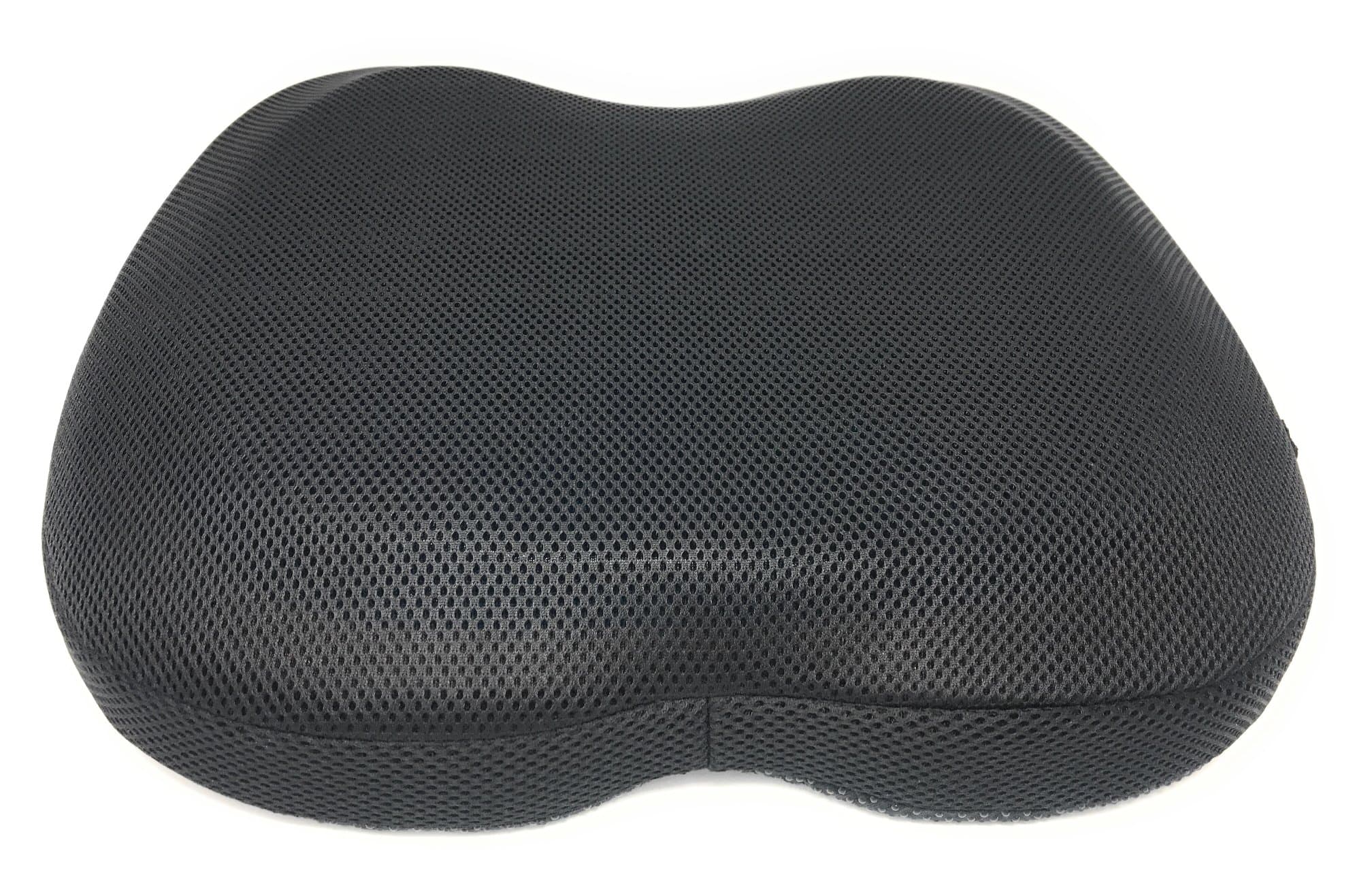 –Memory Foam Multi-Use Orthopedic Design Sciatica Pain Relief Lumbar Back Cushion with Cooling Gel for Home, Office Chair, Car, Airplane (Mesh Fabric)