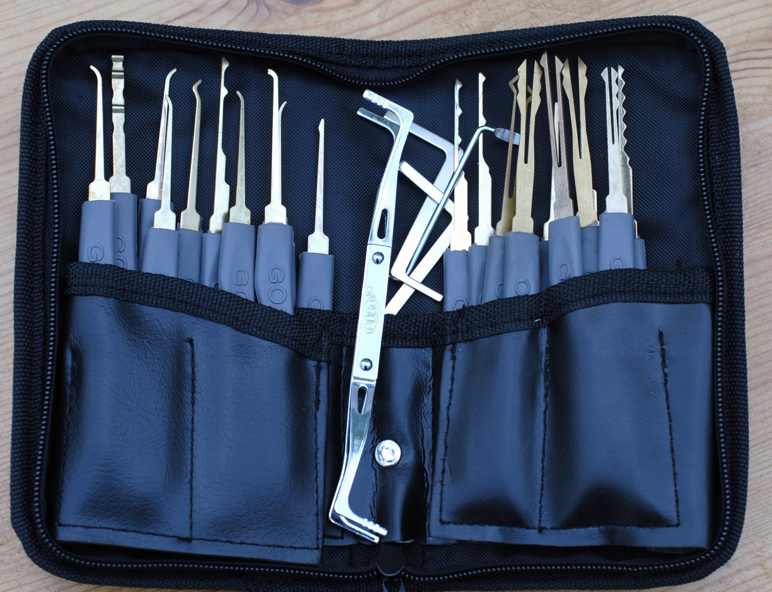 24 piece GOSO lock pick set