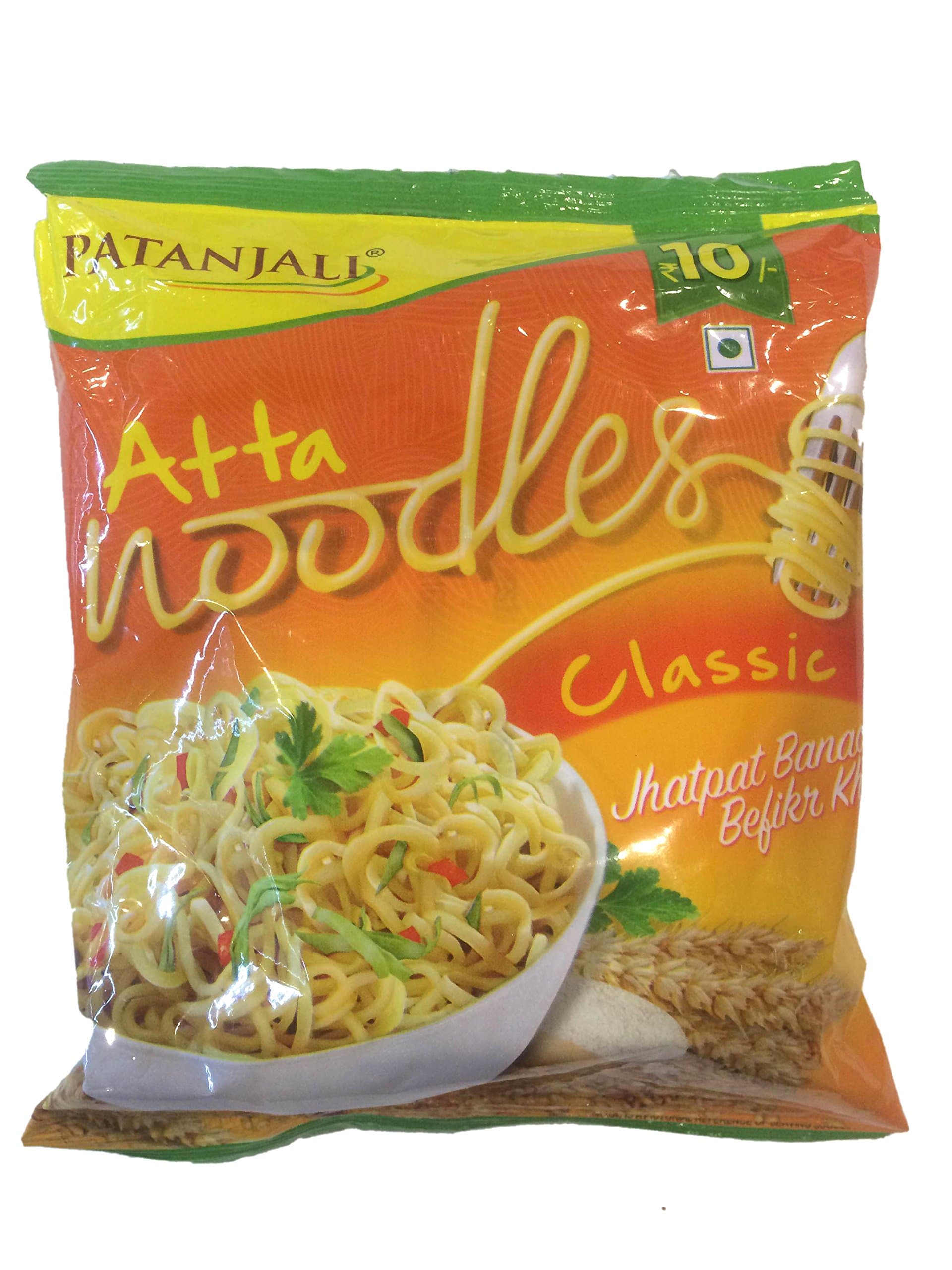 Patanjali Classic Atta(Wheat Flour) Noodles 60g X 12 (720gms)