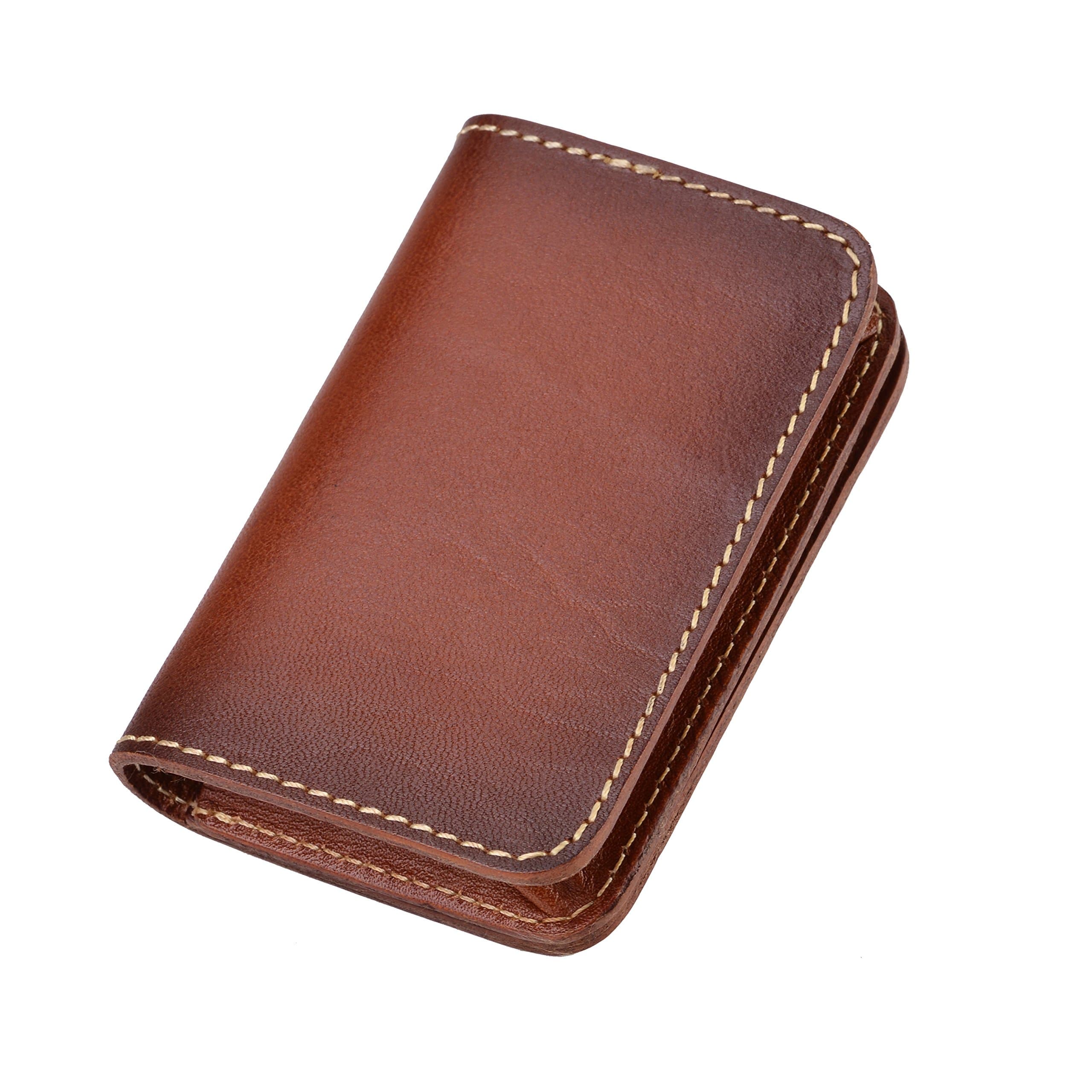 Tarhoo Genuine Leather Card Holder/ Card Case & Gift Box for Perfect Gifts for Men and Women (brown)
