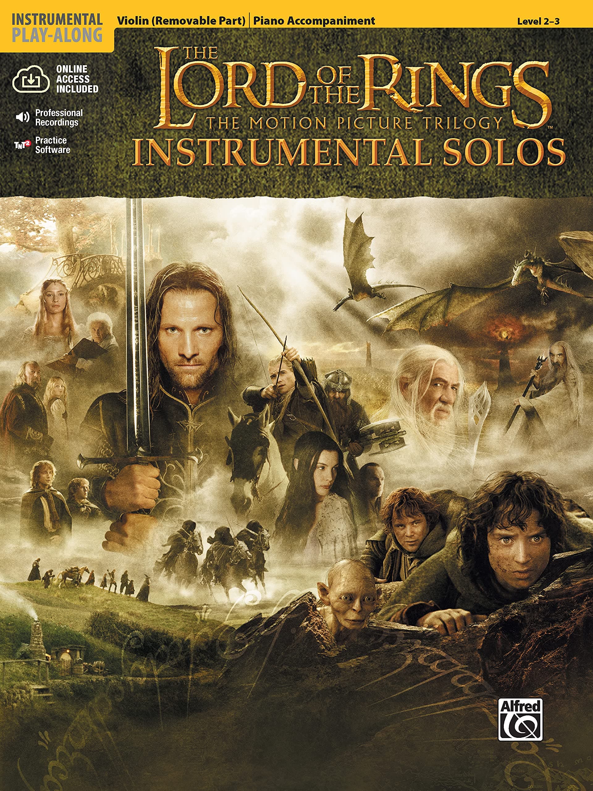 The Lord of the Rings Instrumental Solos for Violin (with CD): Violin Removable Part / Piano Accompaniment