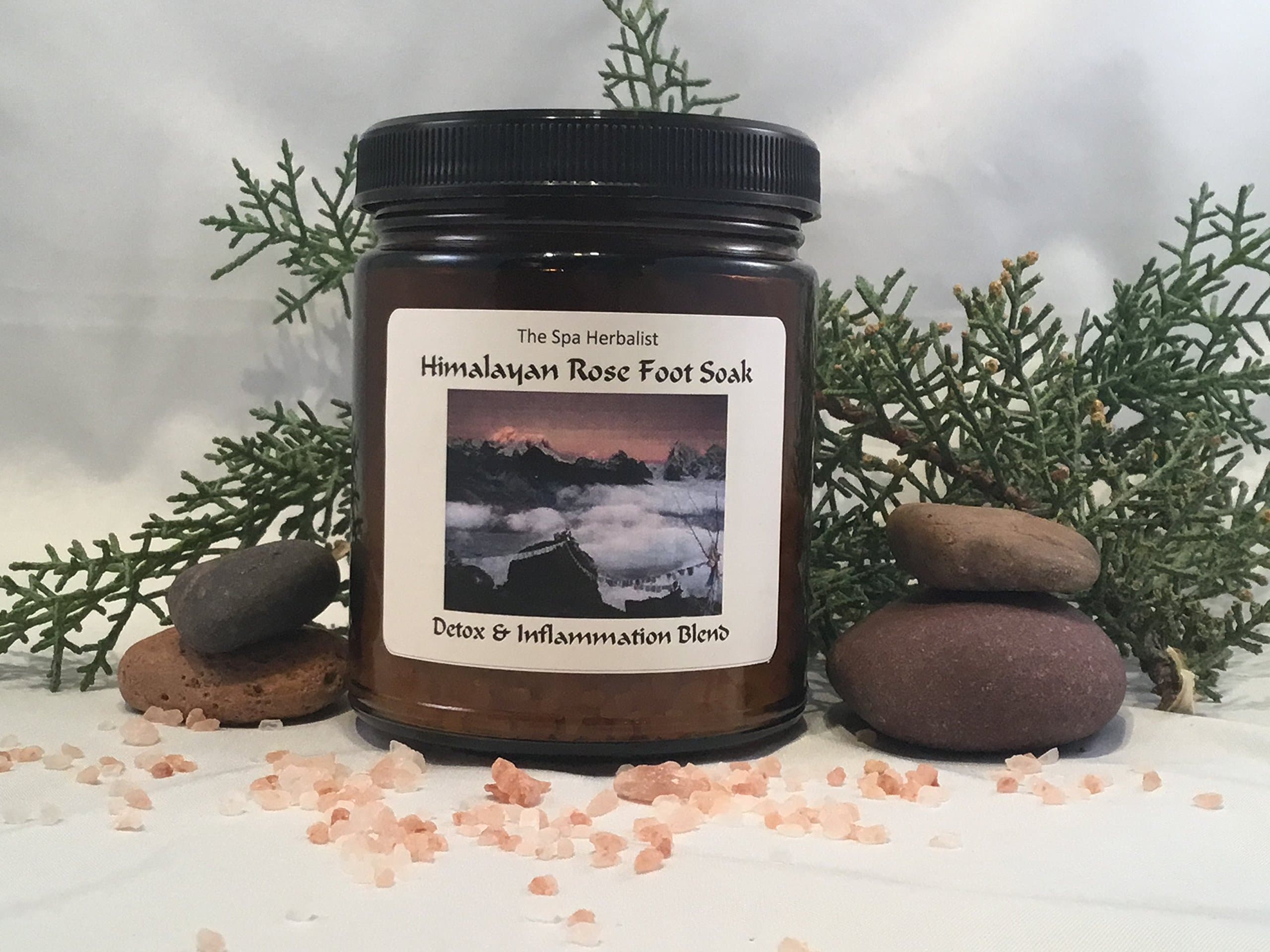 Himalayan Rose Foot Soak detox & inflammation blend 8oz