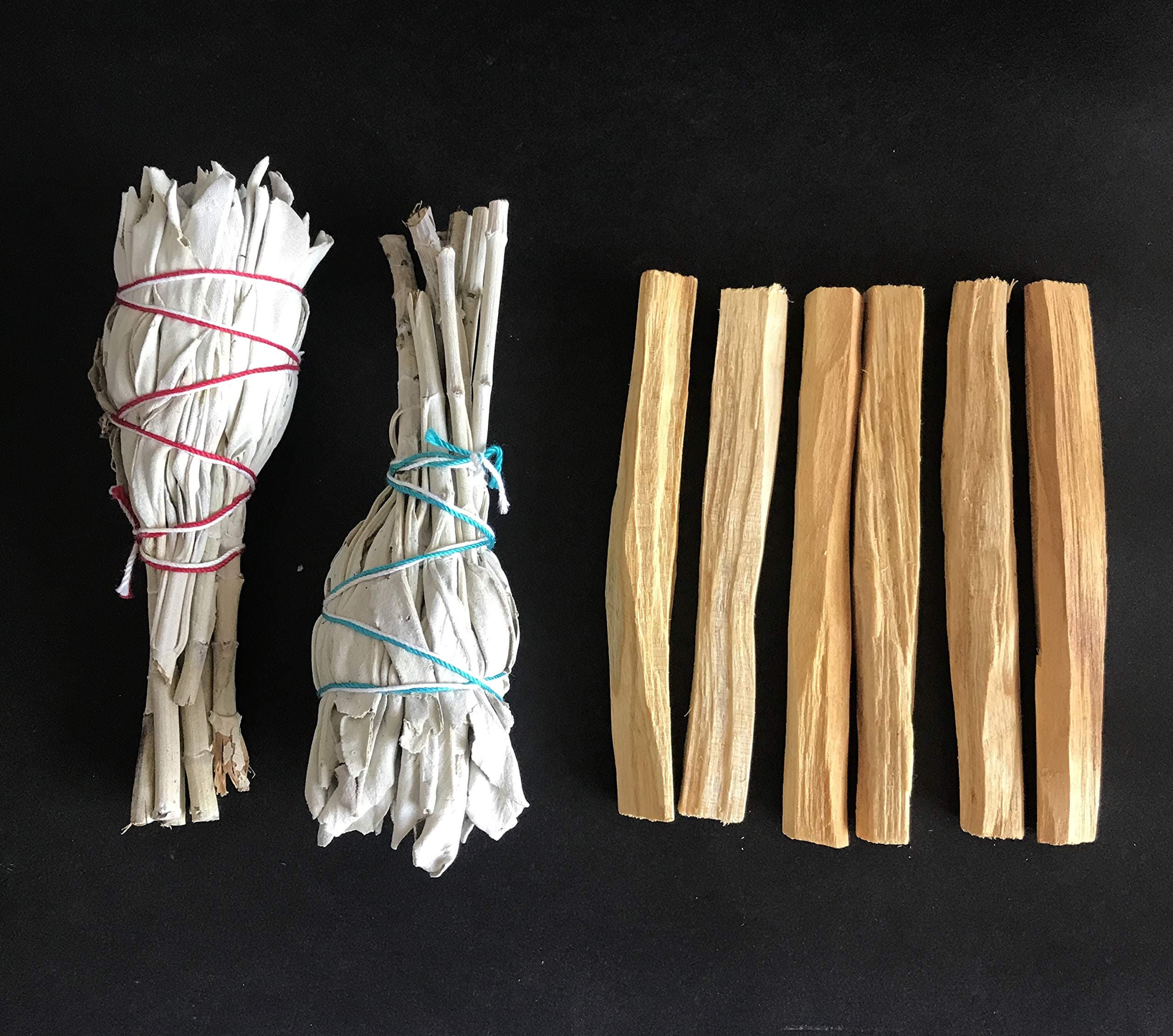 ecuador florida6 Palo Santo Wood & 2 White Sage Smudge Torch Sticks: Cleansing Negativity Removal