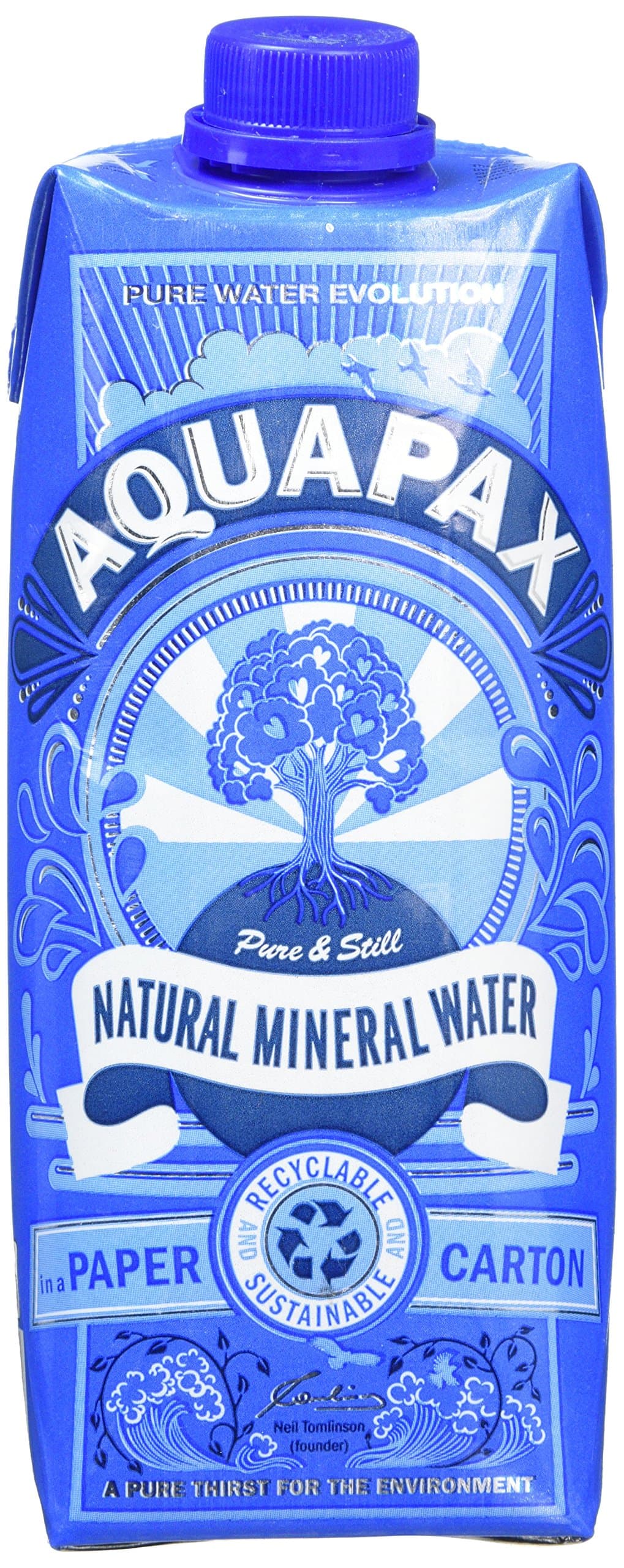 Aquapax Pure Still Natural Mineral Water 500 ml (Pack of 24)