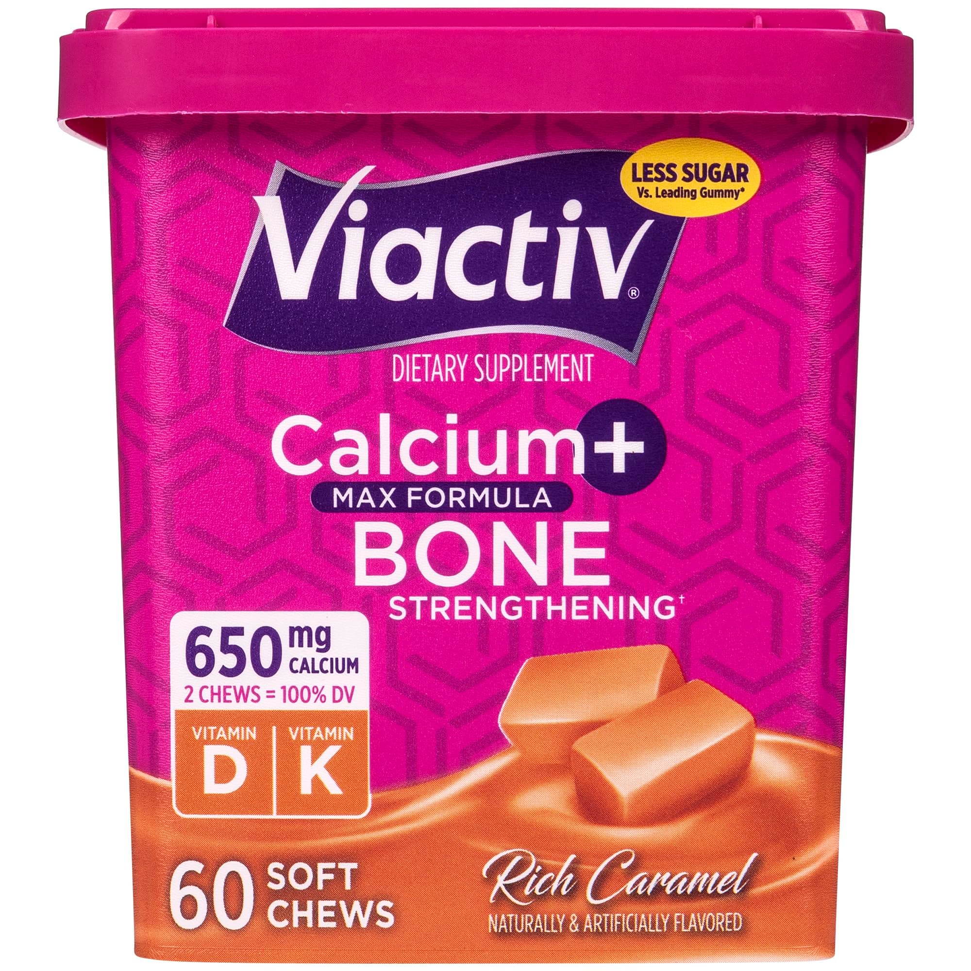 Nutrition for Women, Calcium Plus D Soft Chews, Caramel, 60 Ea.