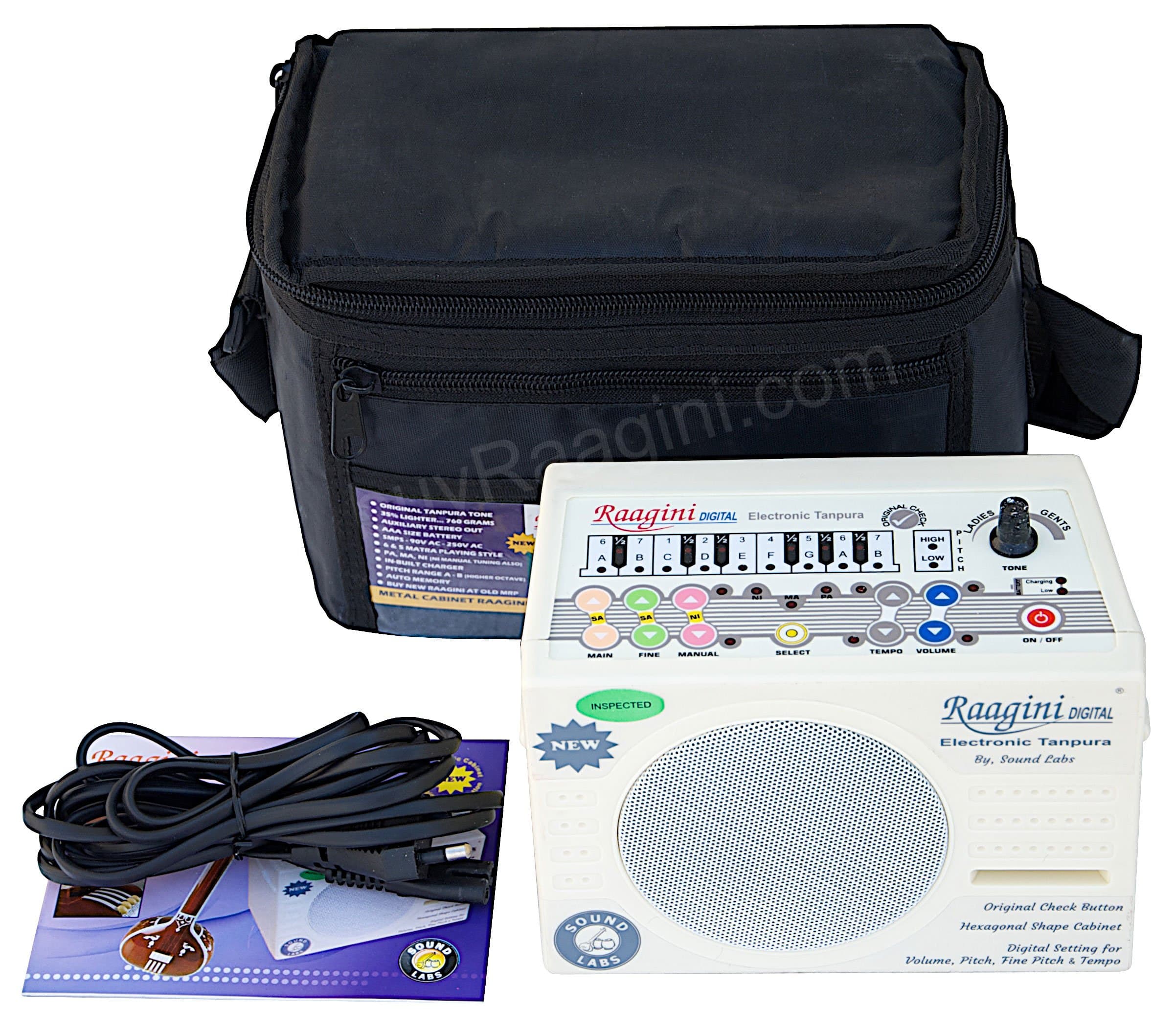 Raagini Digital Electronic Tanpura by Sound Labs - Tambura (PDI-DG)