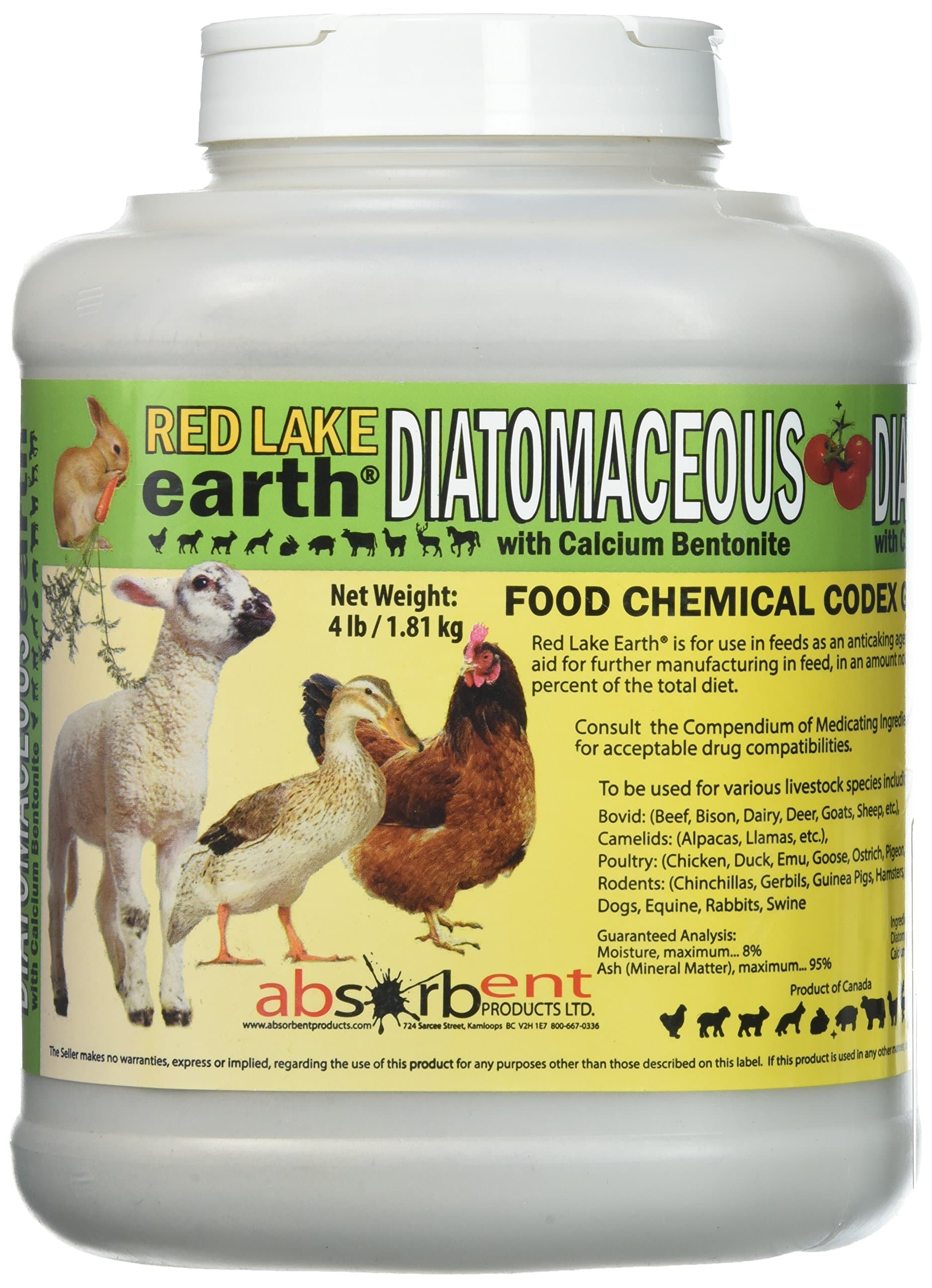 Red Lake Diatomaceous Earth with Calcium Bentonite