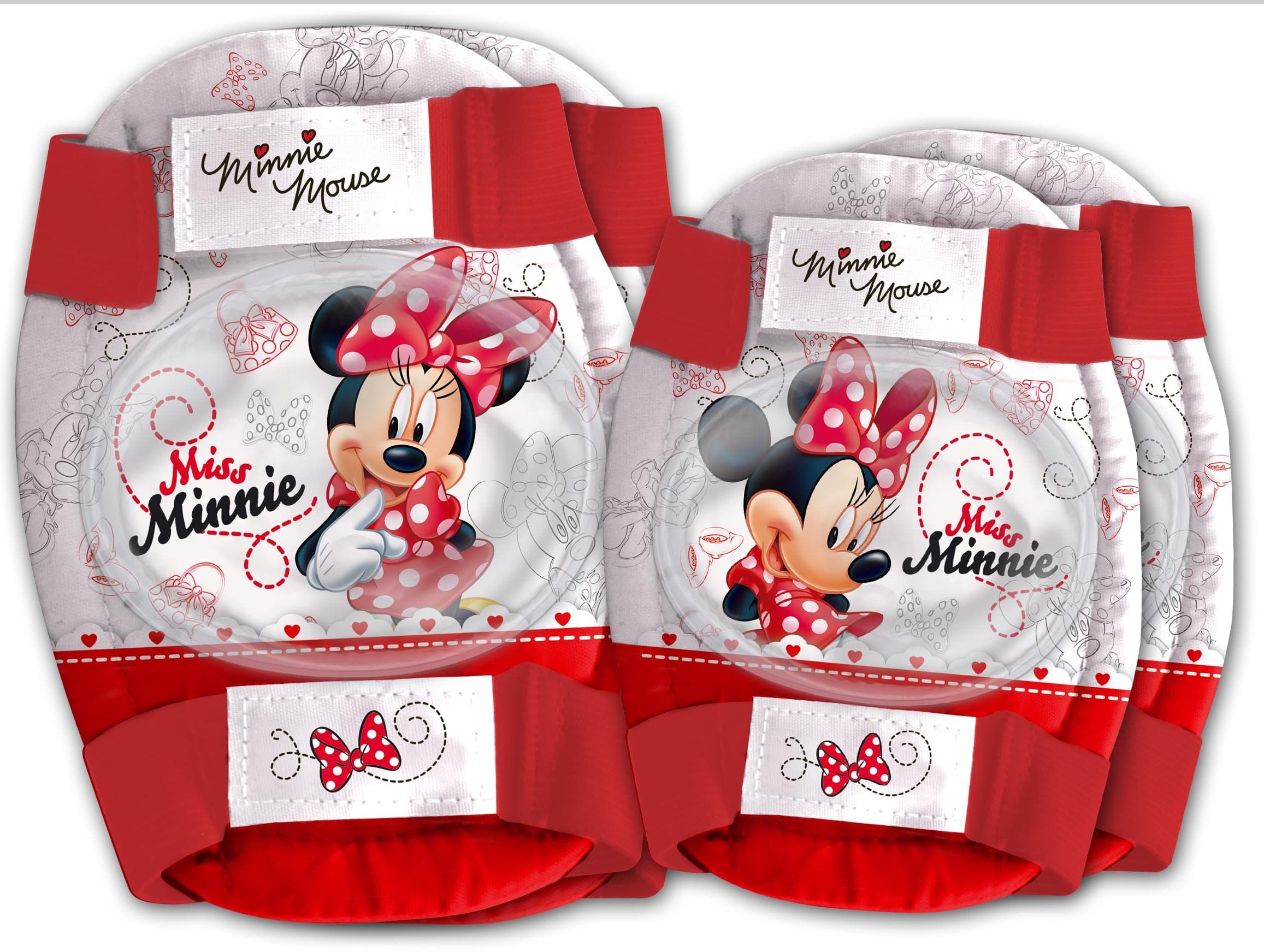 Disney MINNIE MOUSE Childrens Elbow and Knee Pads Set Kids Skate