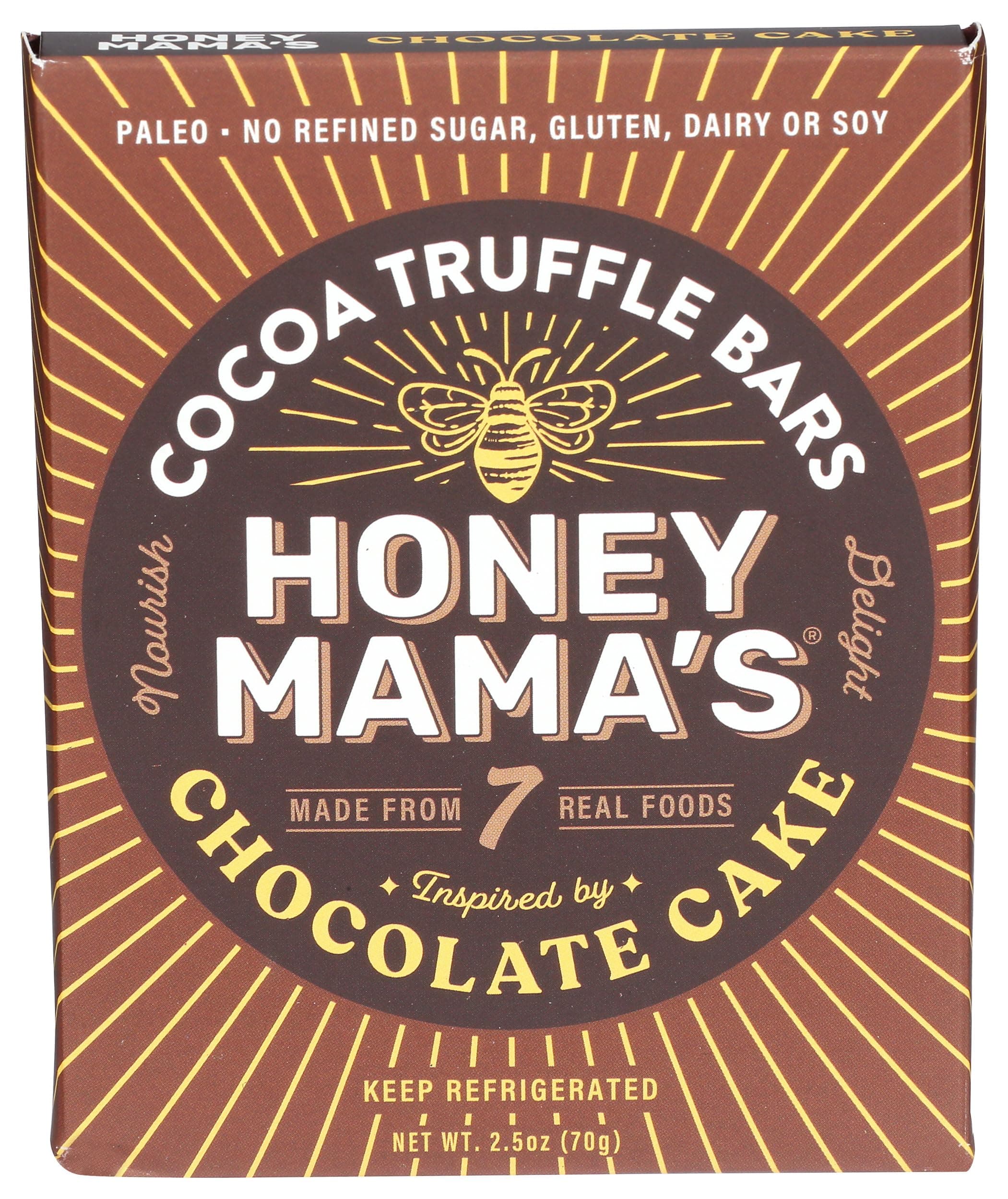 HONEY MAMAS Chocolate Cake Fudge Bar, 2.5 OZ