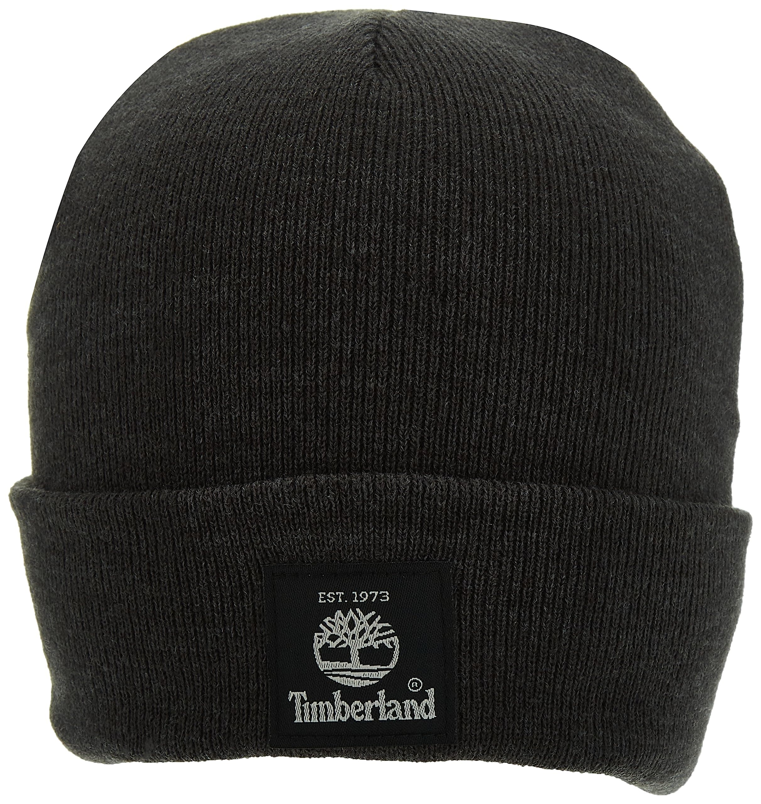 Timberland Men's Cuffed Beanie with Embroidered Logo