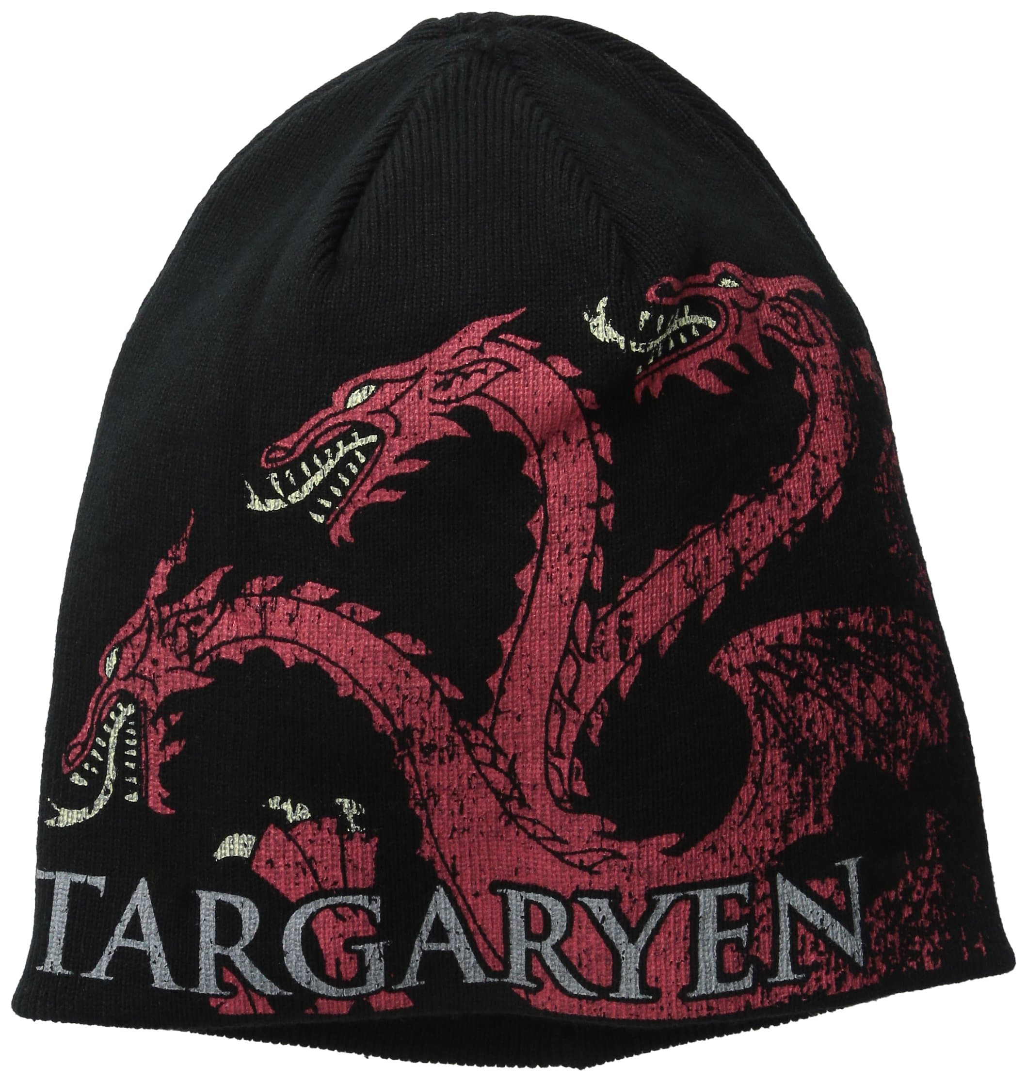 Concept One Men's Game of Thrones Reversible Targaryen Beanie
