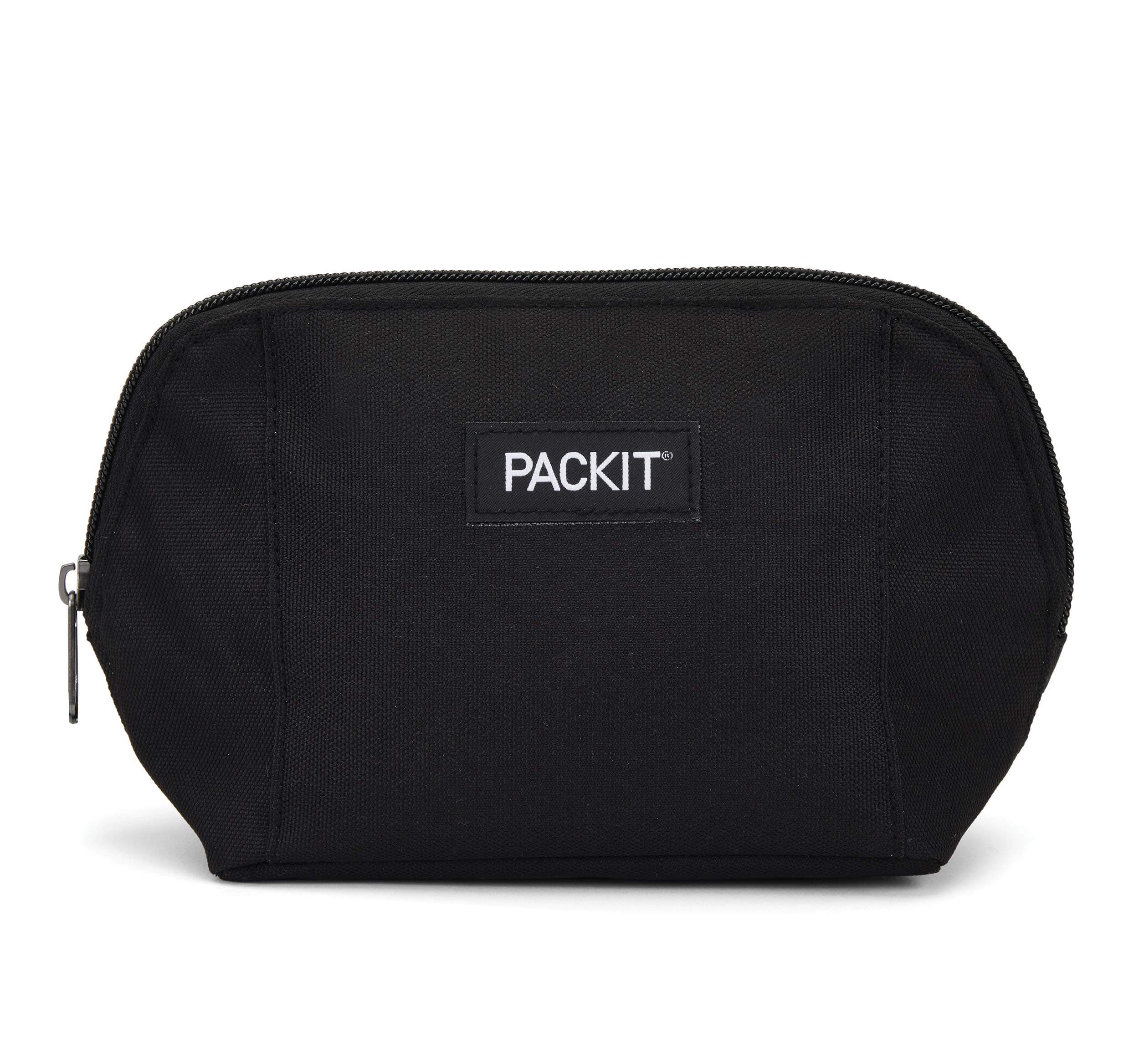 PackIt AMZ-SN-BAK Freezable Snack Bag, Black