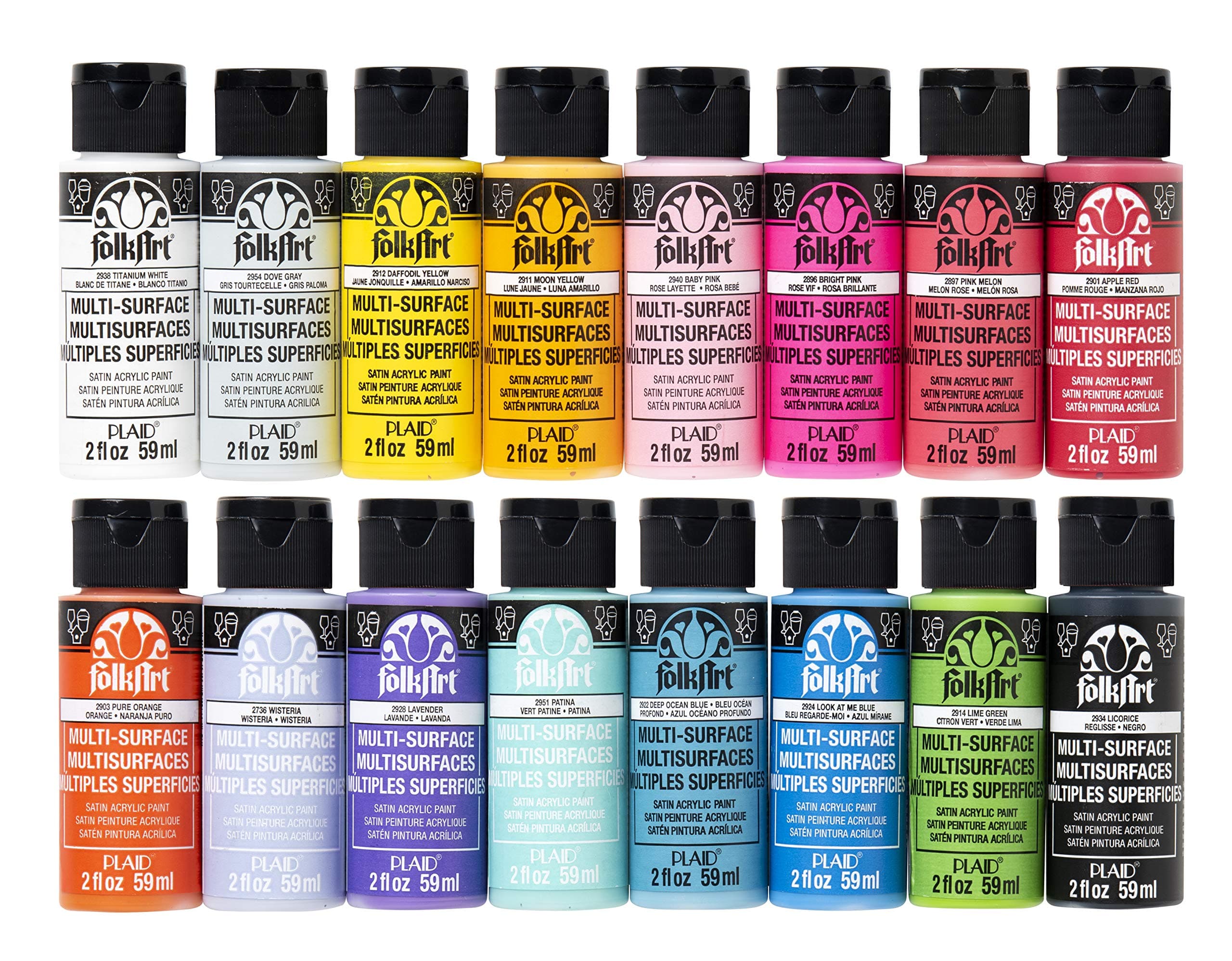 PROMOMSB16 Bright Colors, Multi, 59 ml (Pack of 16)