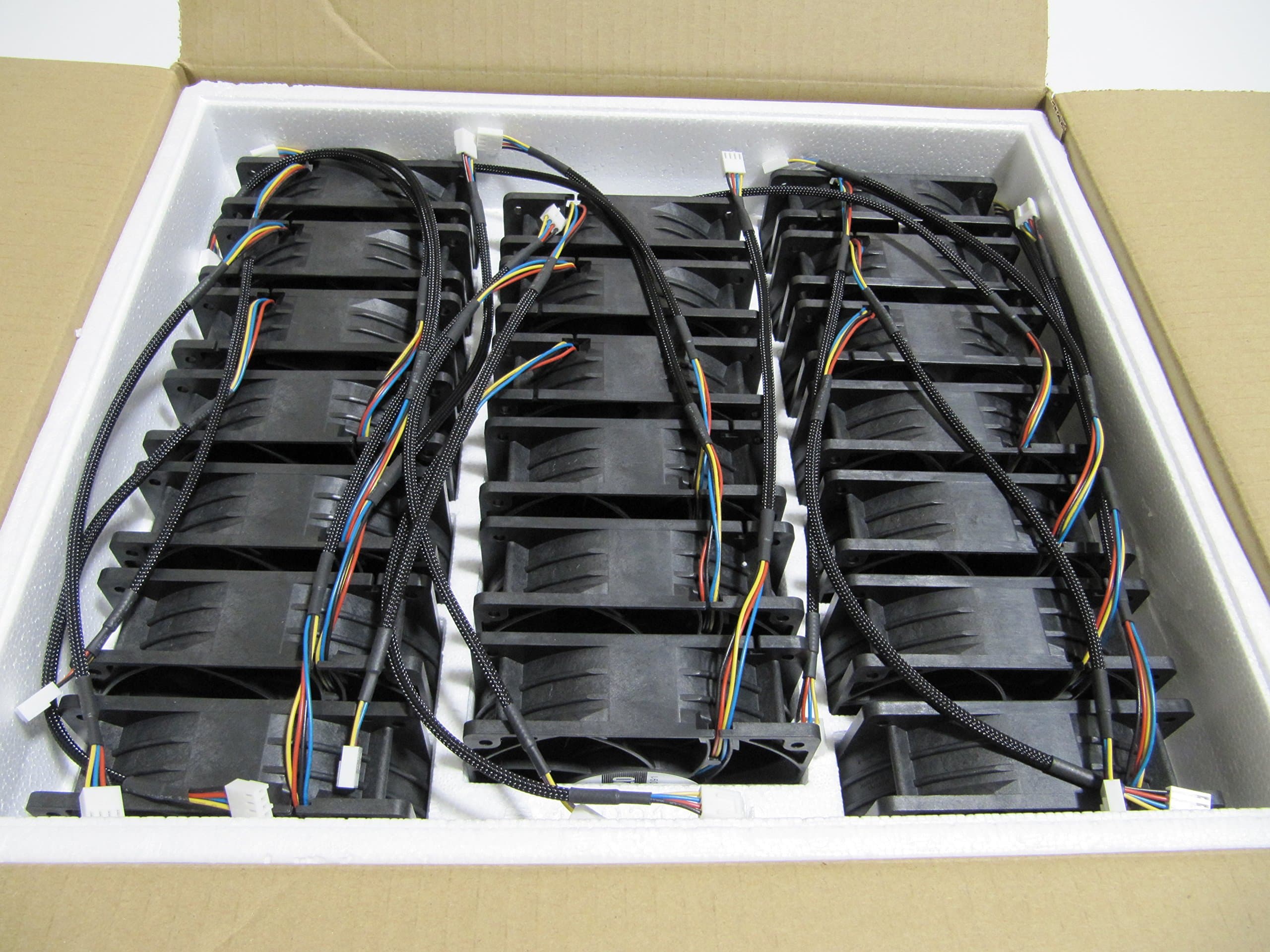 Box of (20) Sanyo Denki SAN Ace 120 3.0 Amp 12 Volt 120mm PWM Fan 224 CFM