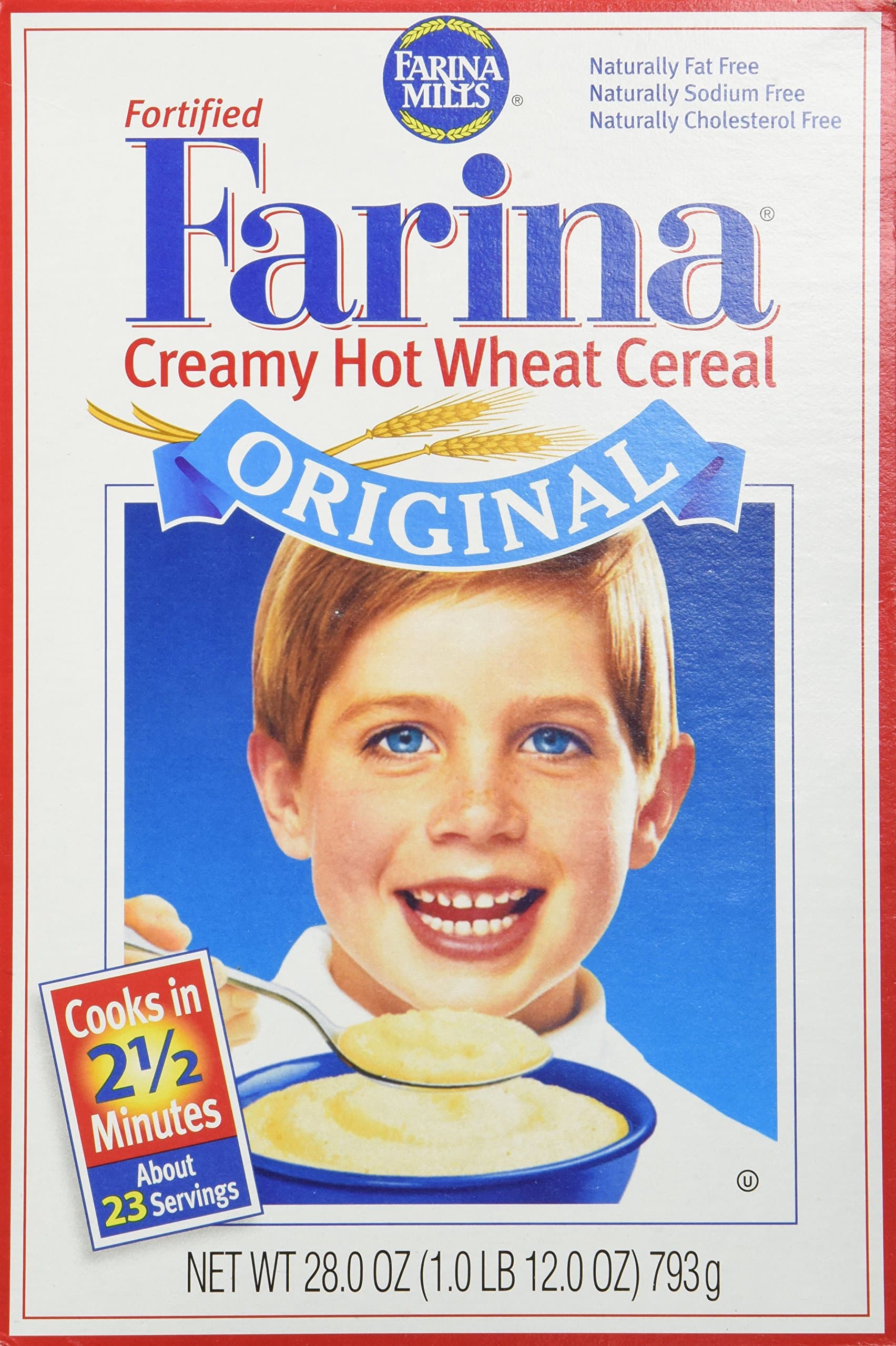 Farina Mills Fortified Farina Creamy Hot Wheat Cereal 28 oz