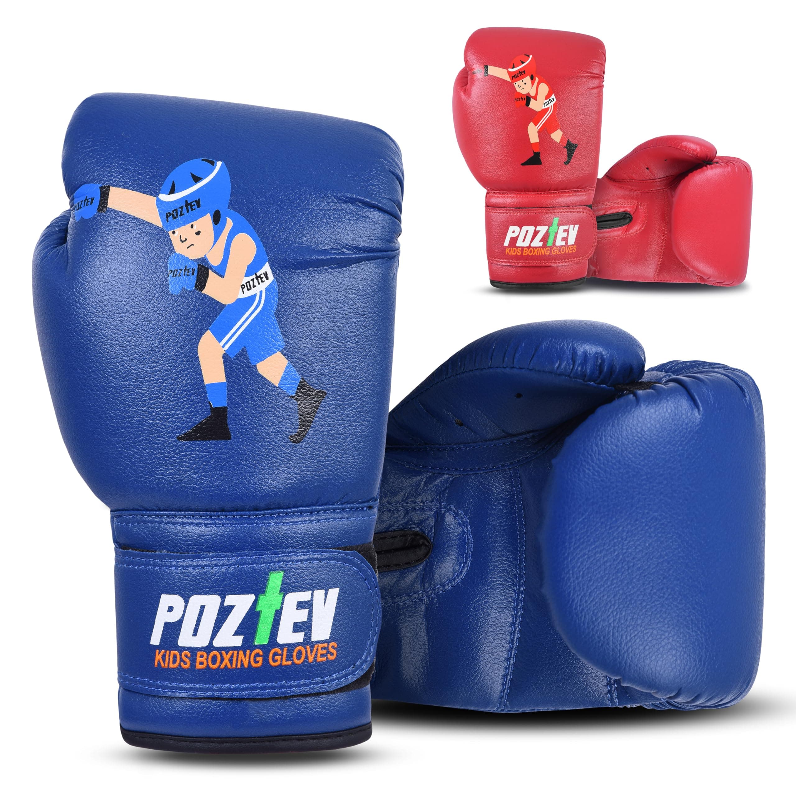 Youth Boxing Gloves for Kids Ideal for Boxing, Kickboxing, Muay Thai, UFC, MMA - Beginner Junior Heavy Punching Bag Gloves for Children Sparring Training Martial Arts Mitts