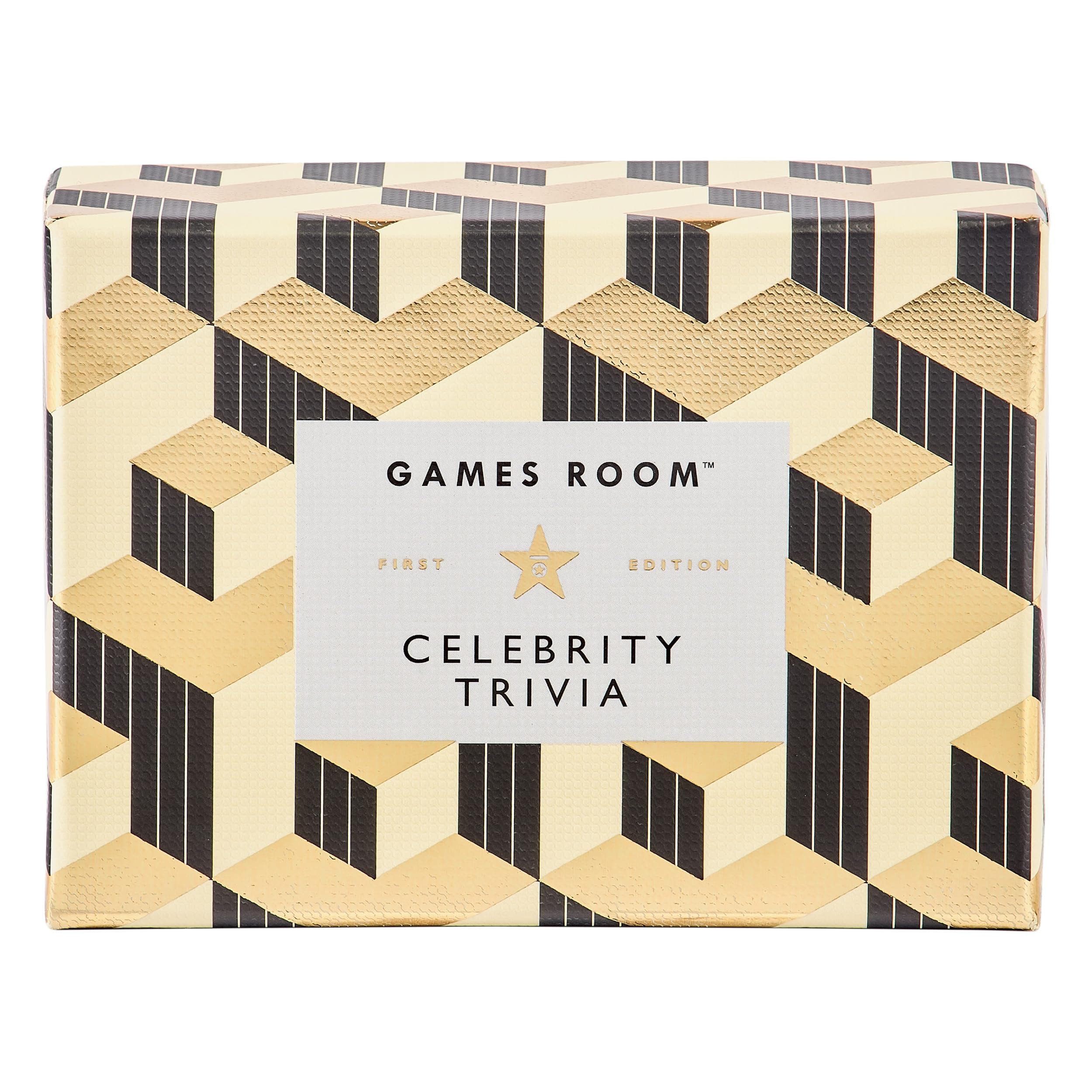 Celebrity Trivia: Classic Card Game for Teens & Adults, 140 Quiz Cards, Portable, Ages 96+