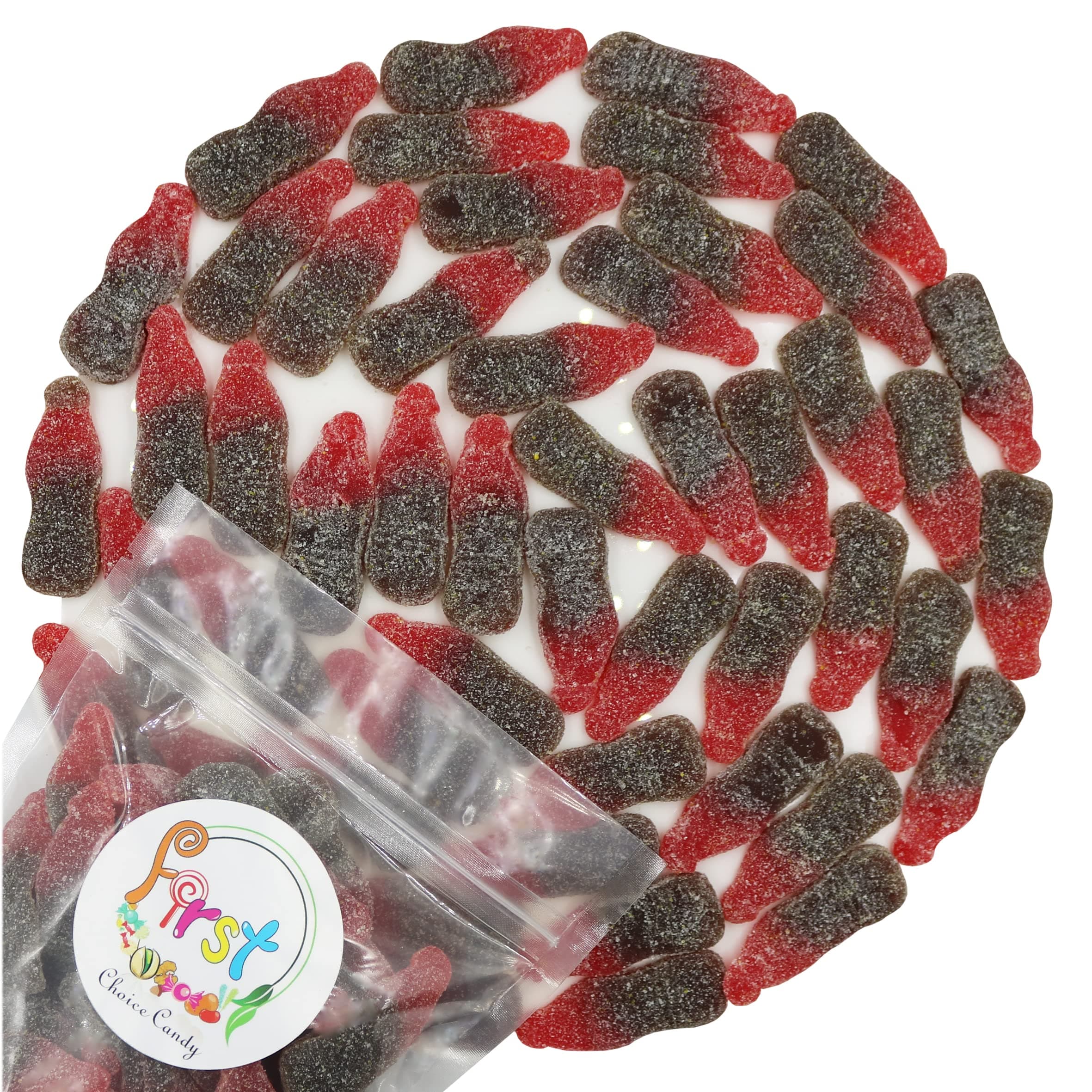 Gummy Cola Bottles (Sour Cherry, 2 Pound (Pack of 1))