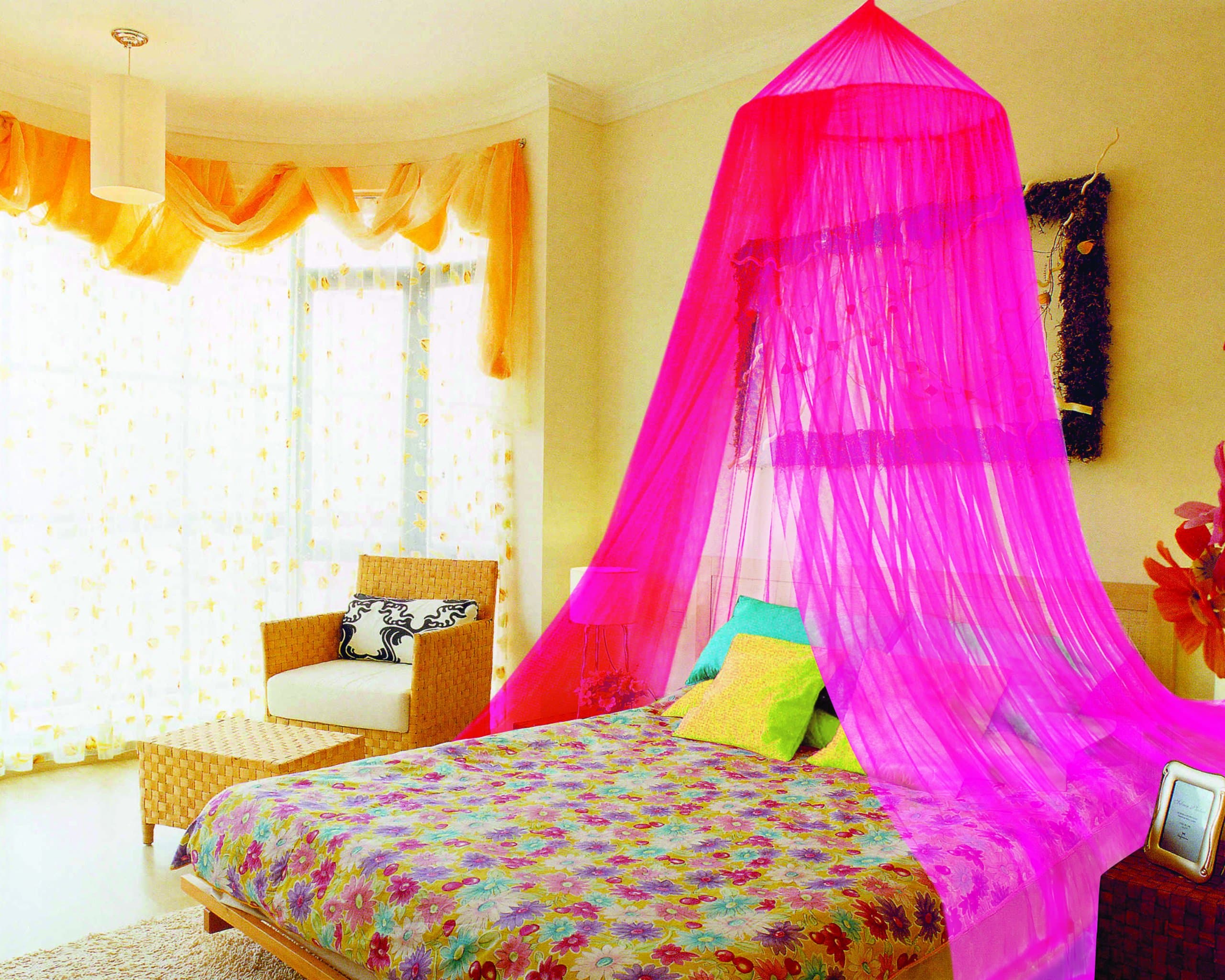 Hallmart Kids Netting Canopy, White