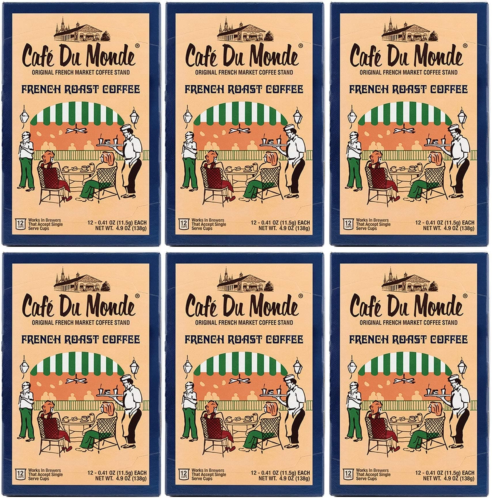 Cafe Du MondeFrench Roast single-serve cup pods, 72 Count