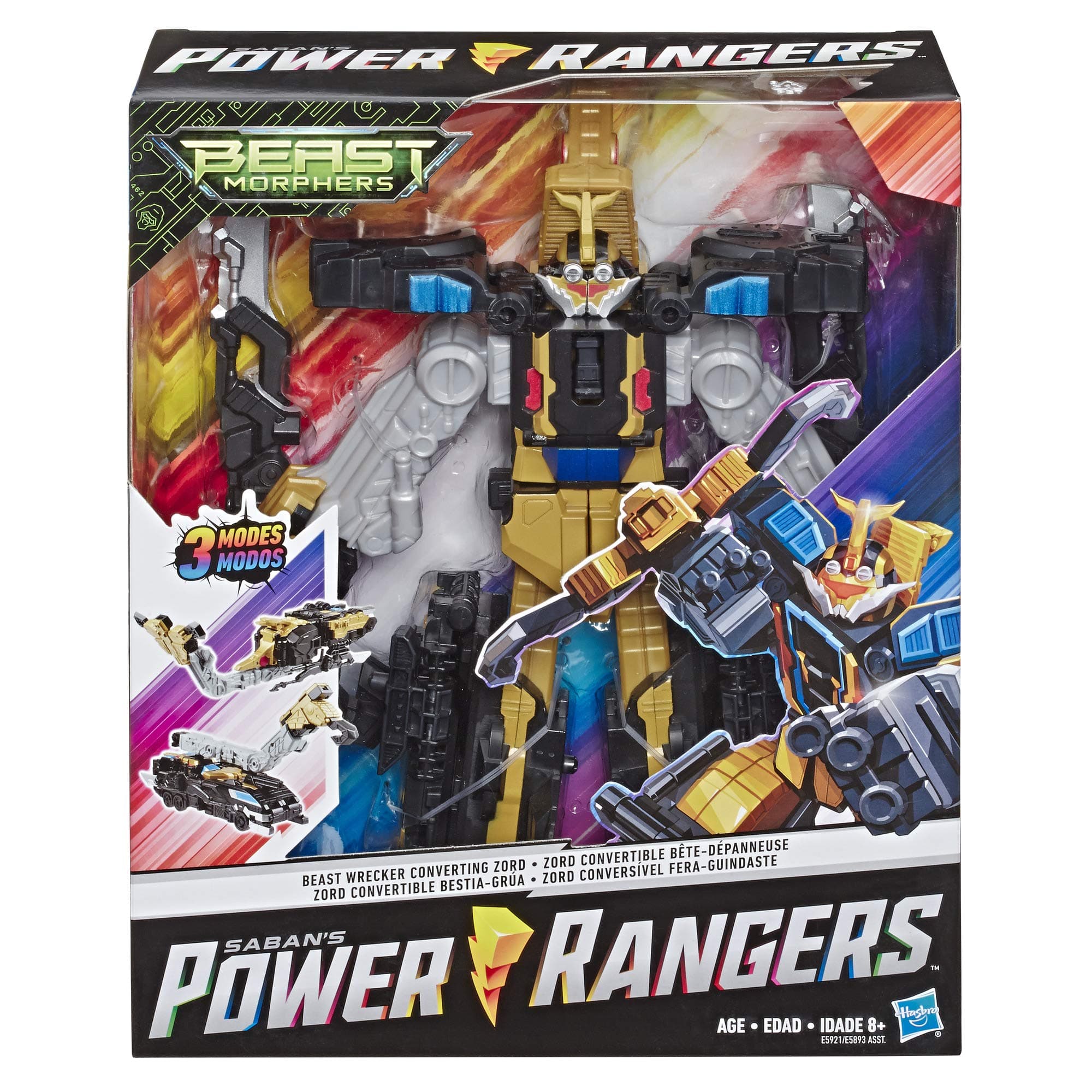 Power Rangers Power Rangers Beast Morphers Zord Converting Action Figure (Multicolor)