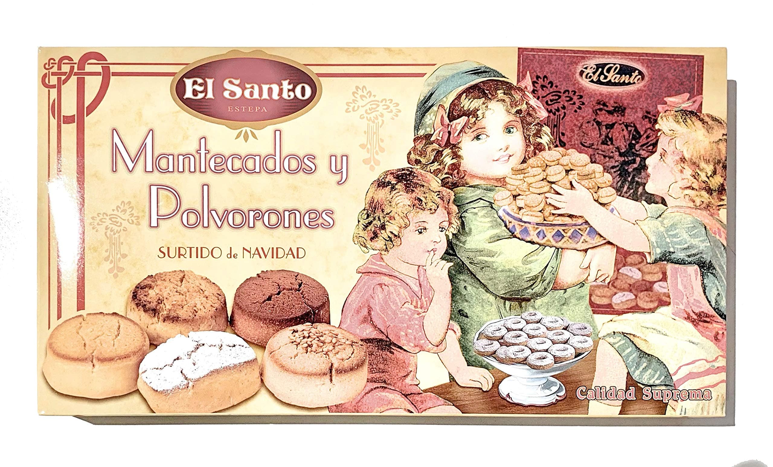 El Santo Mantecados and Polvorones Sweet Selection Box, 1.4 kg