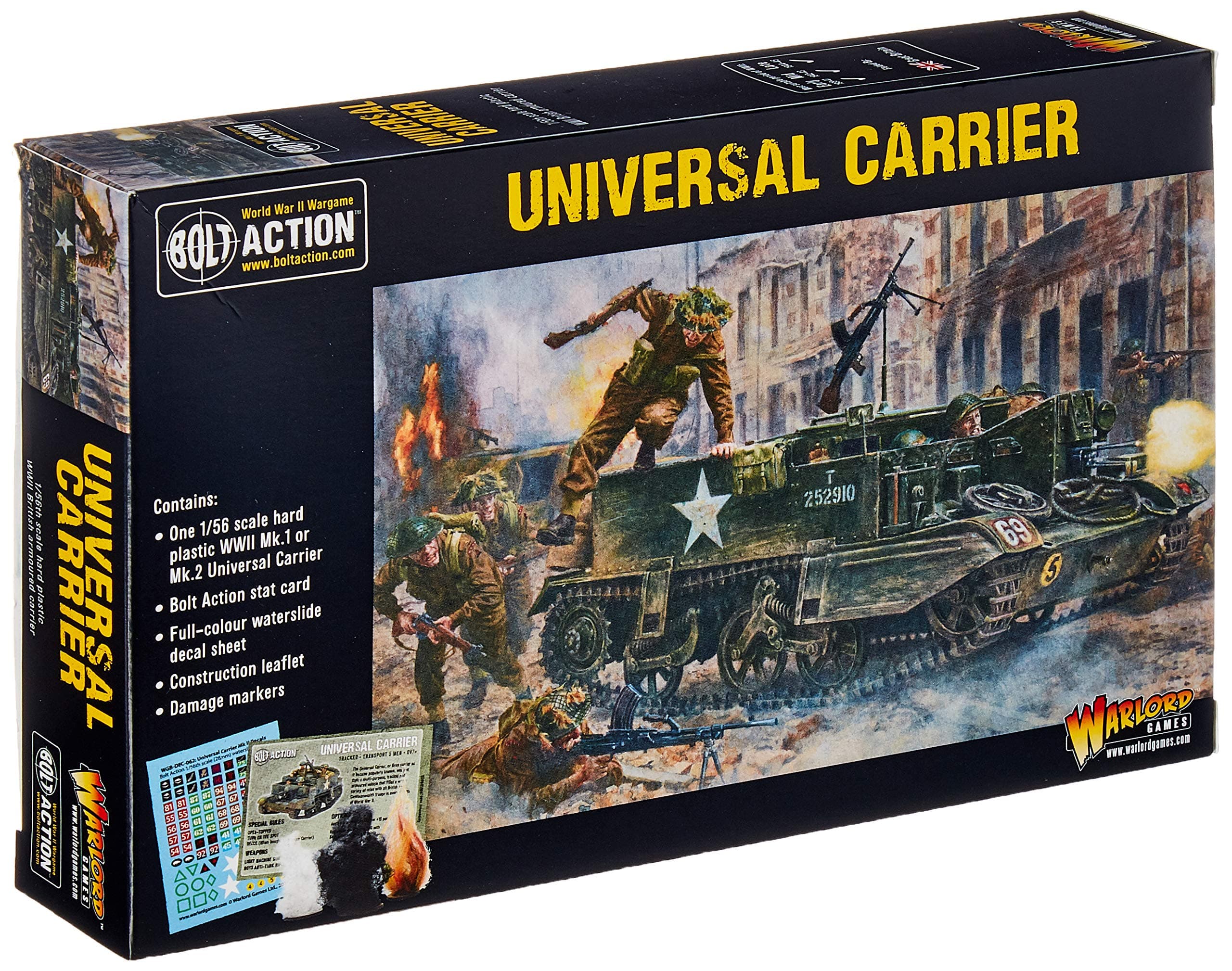 Warlord Games Bolt Action Universal Carrier 1:56 WWII Military Wargaming Plastic Model Kit