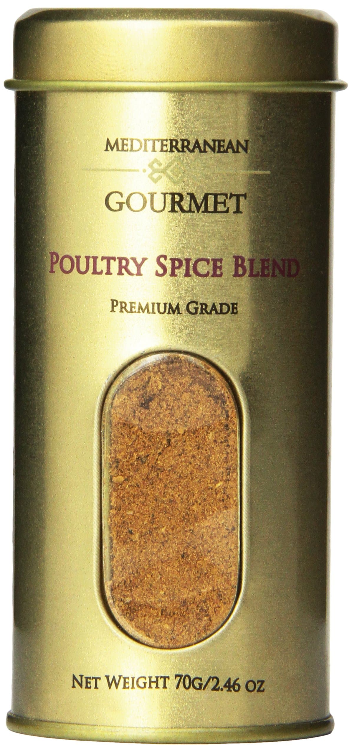 Mediterranean Gourmet Poultry, Spice Blend, 2.46 Ounce