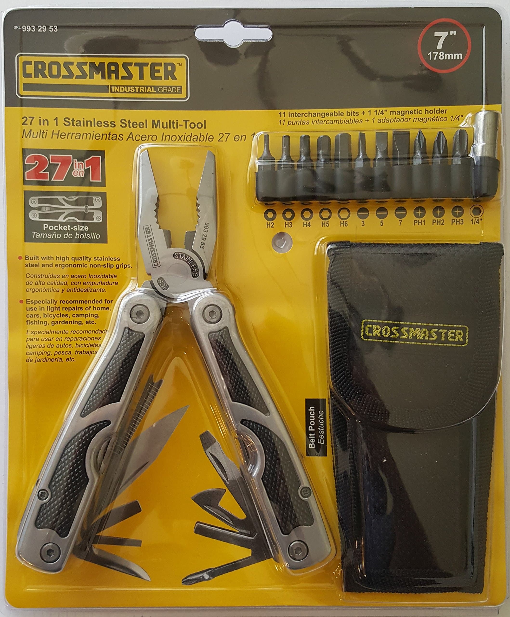 9932953 Crossmaster, 27 In 1, Stainless Steel