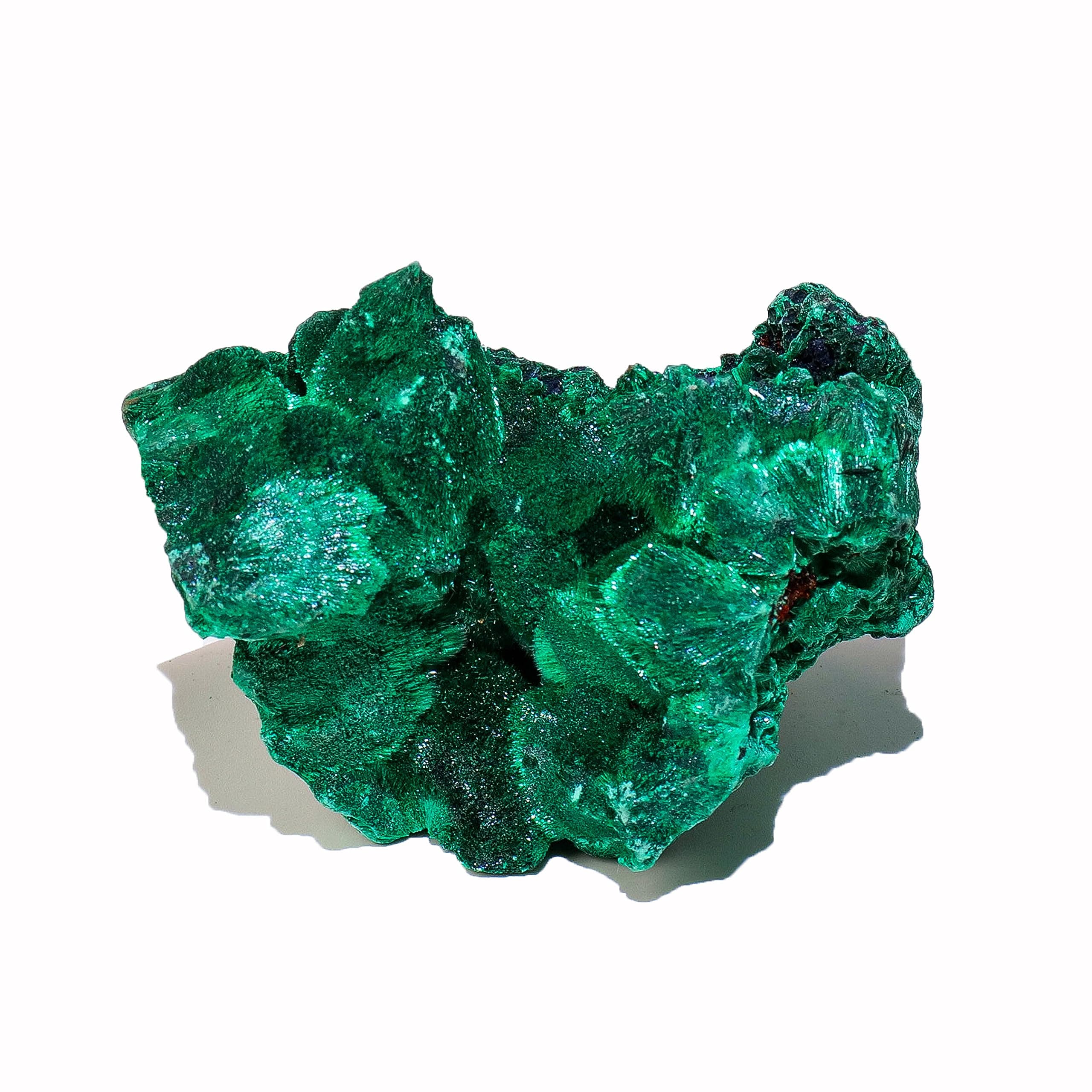 Apengshi Natural Malachite Crystal Stone 0.11-0.22lb Raw Malachite Stone Irregular Rough Malachite Mineral Specimen Original Shape Healing Crystal Gem Worry Relief Stress with Gift Box