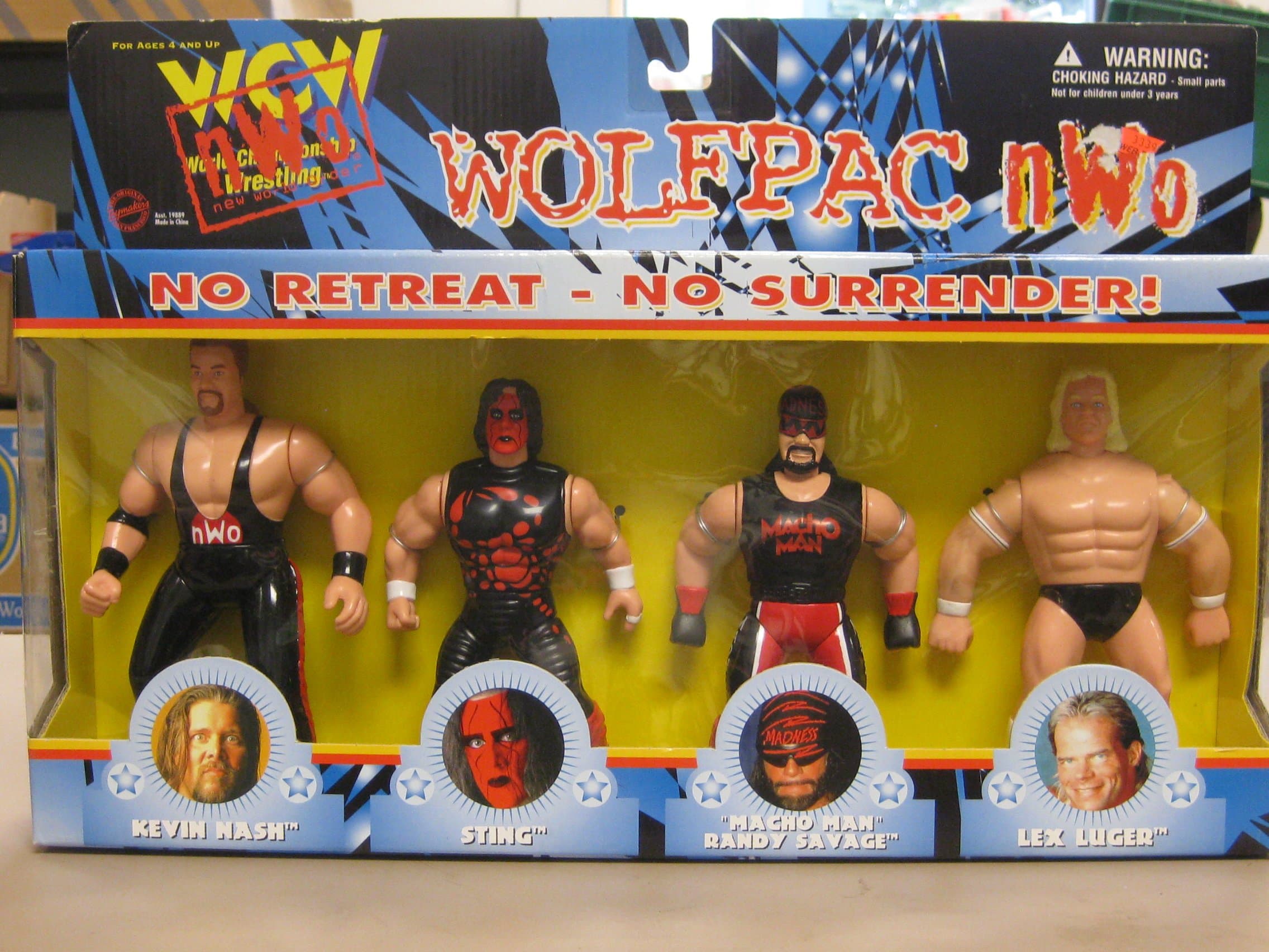 WCW/ NWO Wolfpac No Retreat No Surrender! Steve Nash, Sting, Macho Man Randy Savage & Lex Luger