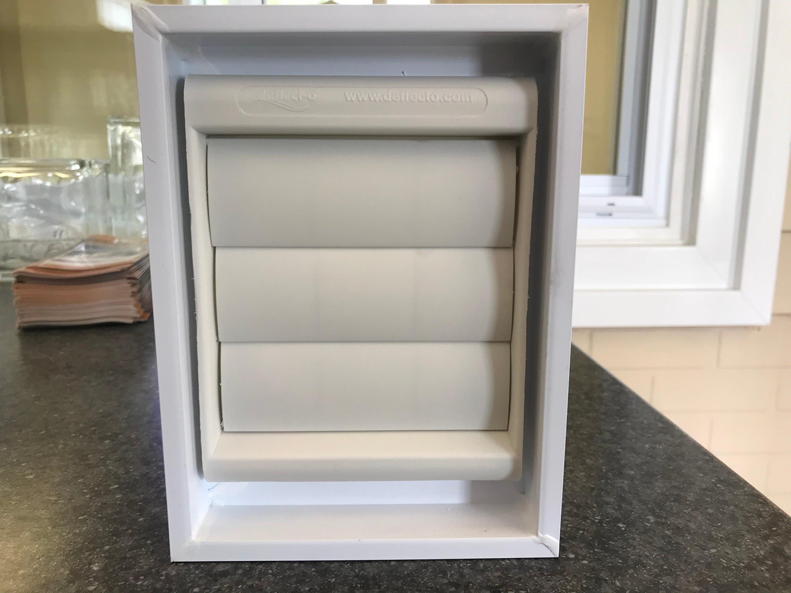 Quality Glass Block 6x8x3 White Dryer Vent