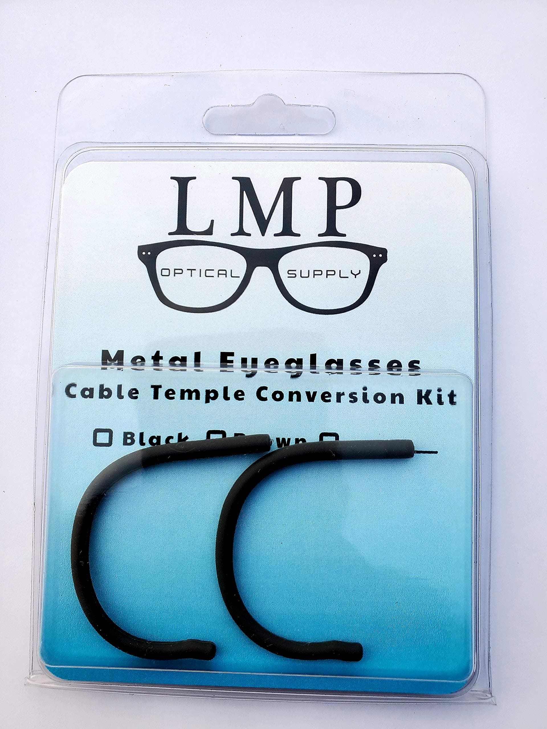 LMP Optical® Cable Temple Retrofit Kit & instructions Universal Fits Most Metal frames 1.3mm