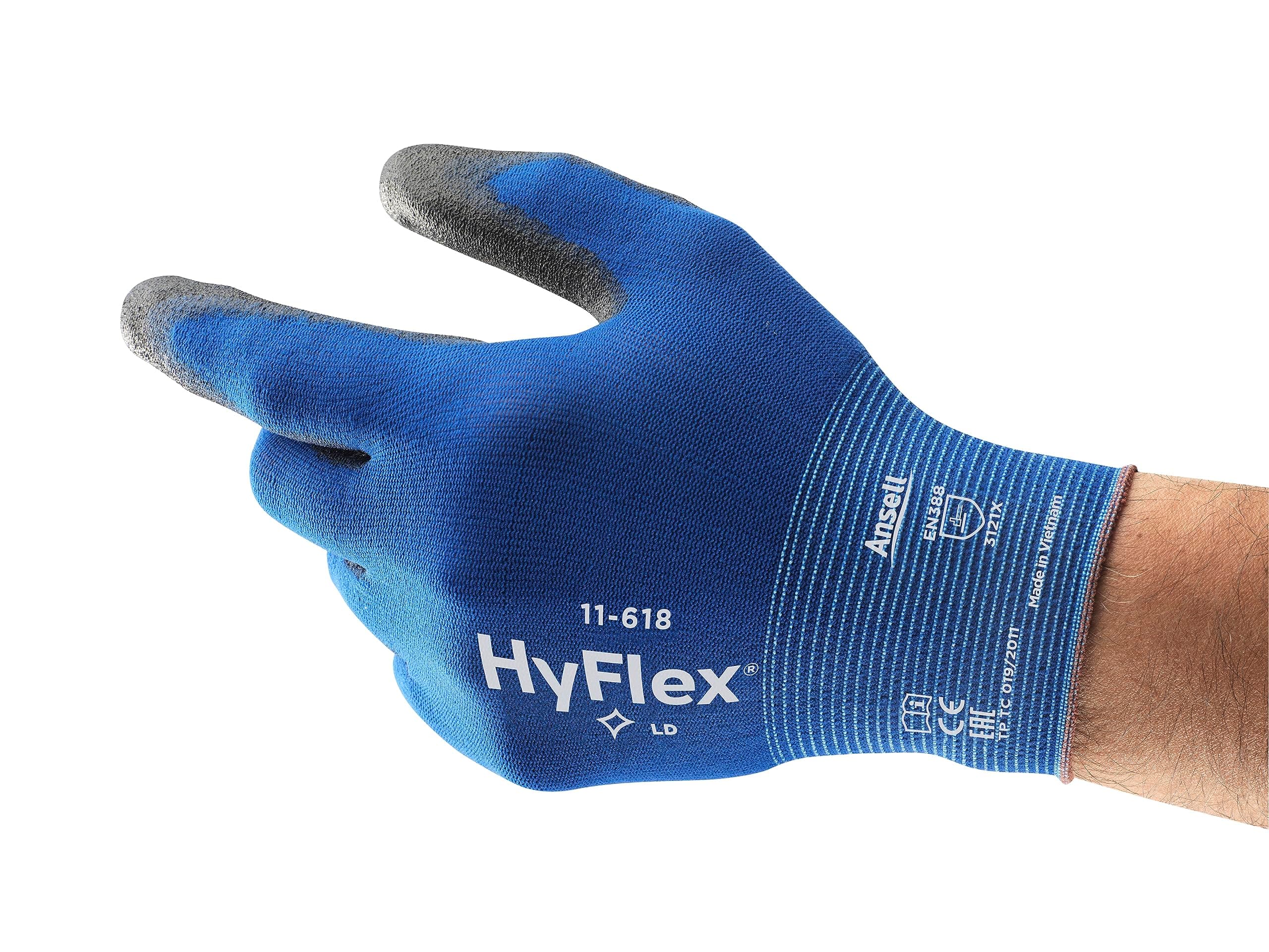 HyFlex 11-618 Nylon Light Duty Multi-Purpose Glove with Knitwrist