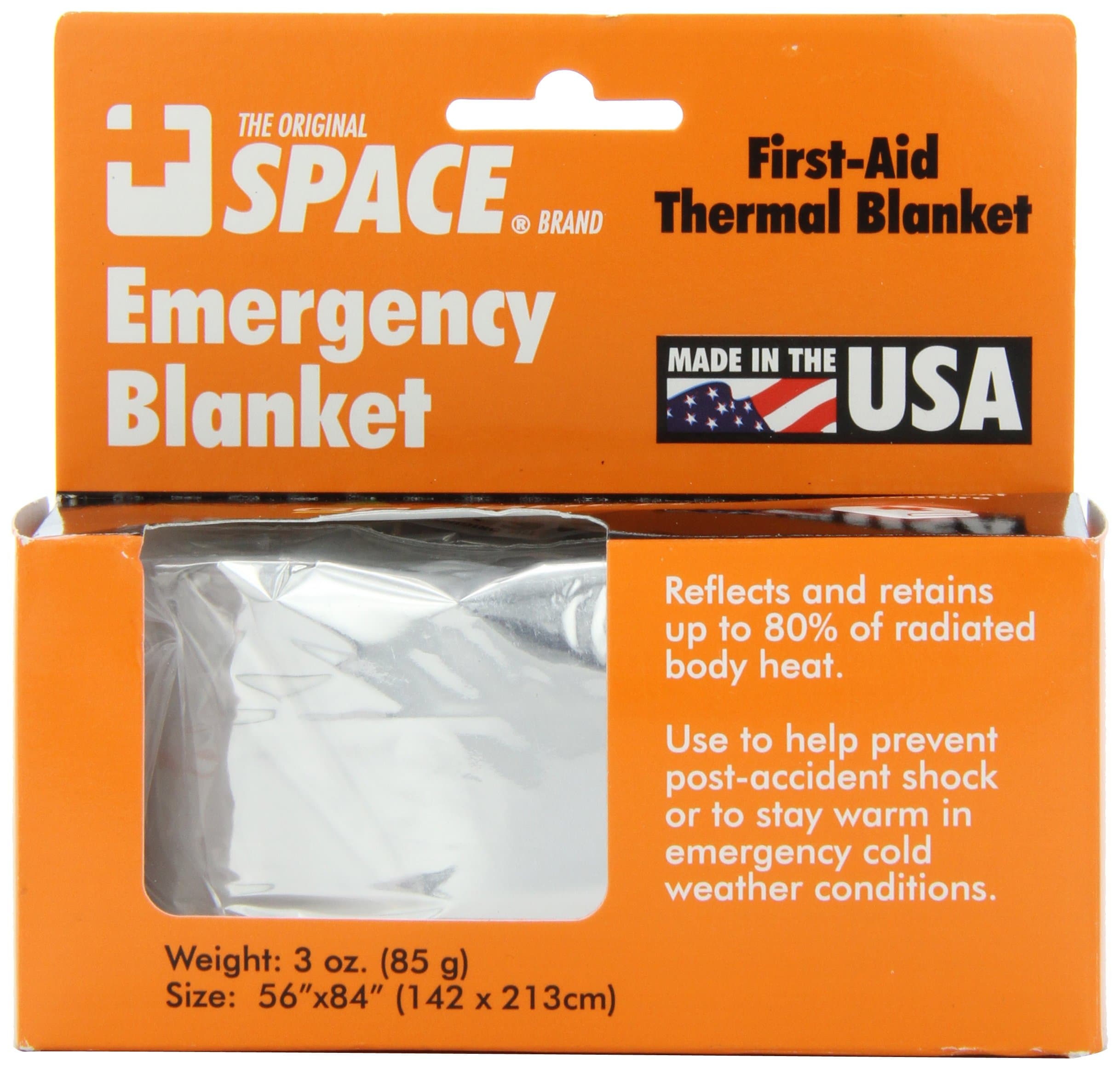 The Original Space Brand Emergency Survival Blanket - Silver